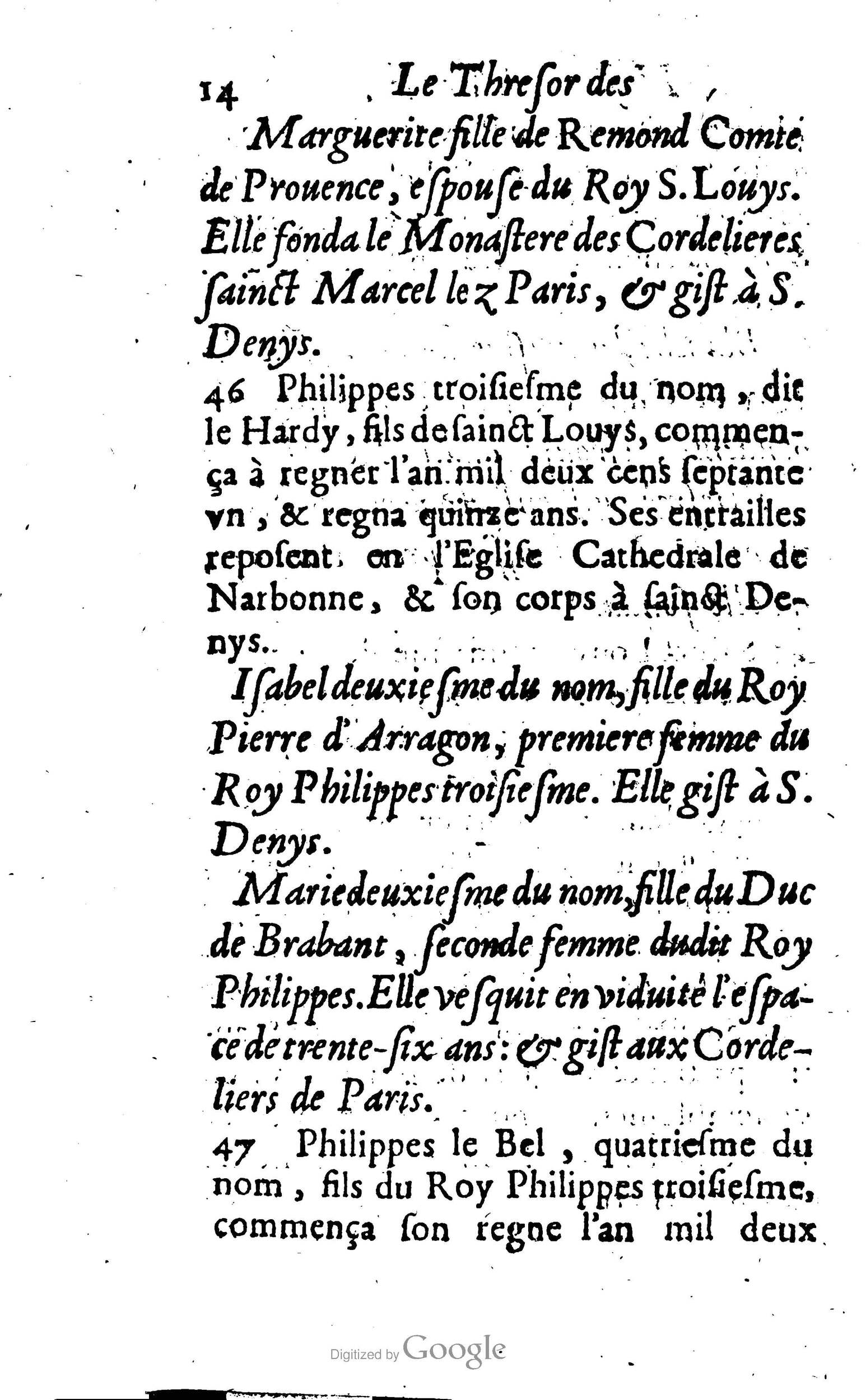 1638 - Jean Corrozet - Trésor des histoires de France - BM Lyon