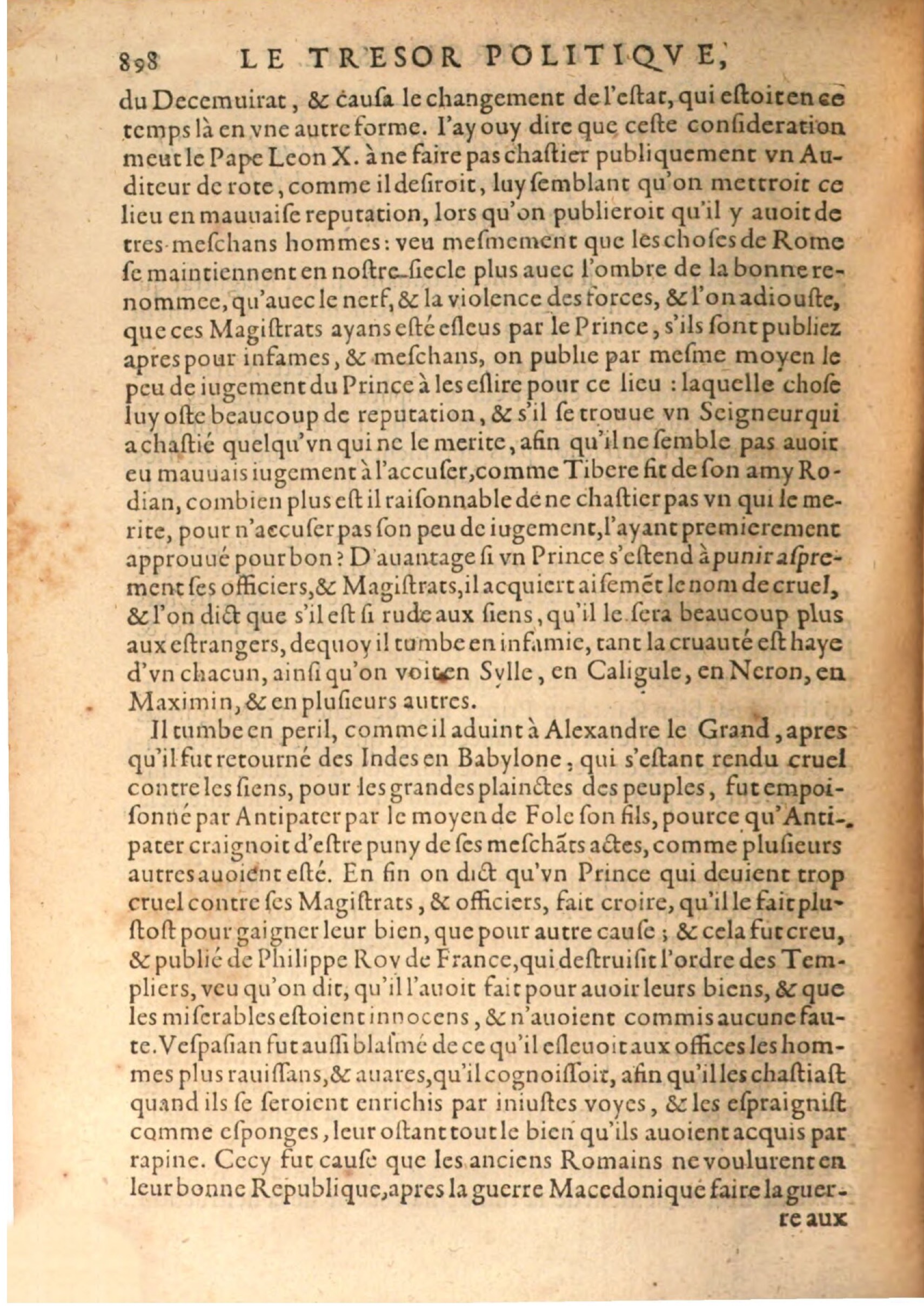 1608 - Pierre Chevalier - Trésor politique - BSB Munich
