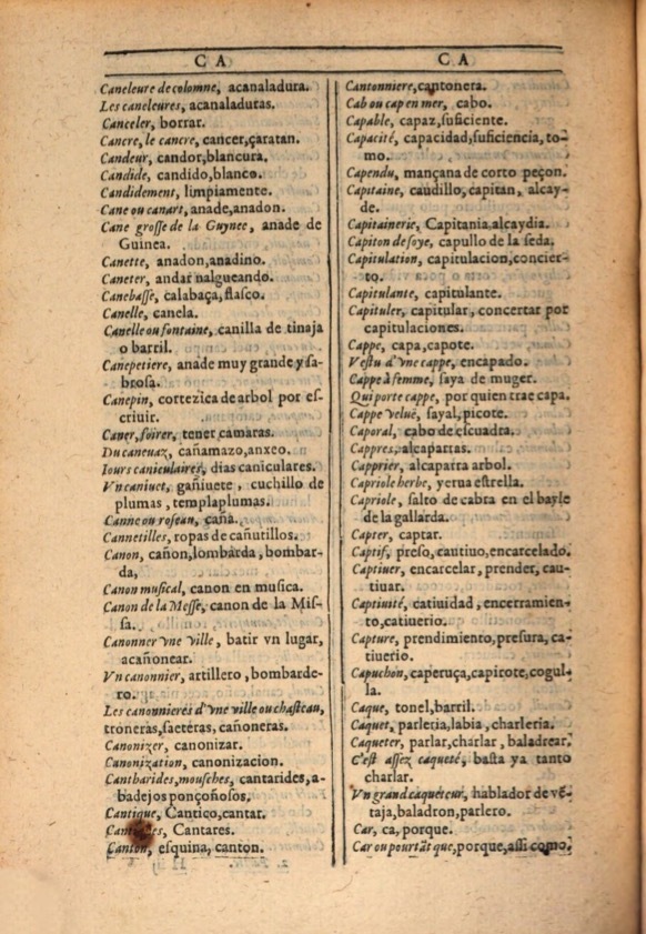 1607 - Marc Orry - Trésor des deux langues espagnole et française (Première et Seconde parties) - ÖNB Wien