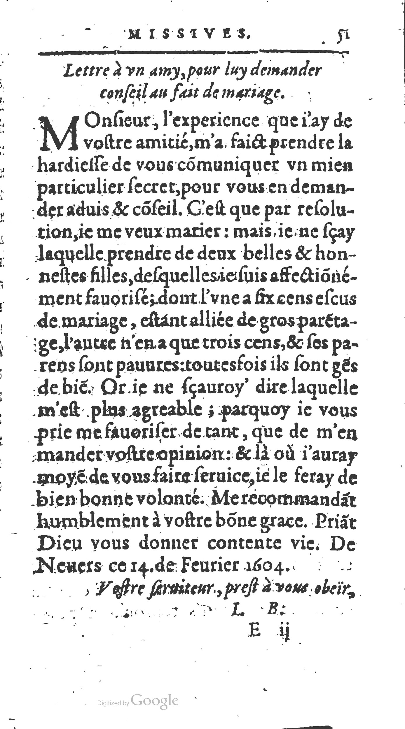 1604 - Fleury Bourriquant - Nouveau Trésor des secrétaires - British Library