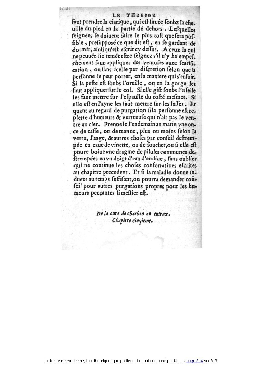 1560 - Pierre et Jan Moine - Trésor de médecine - Université Paris Cité