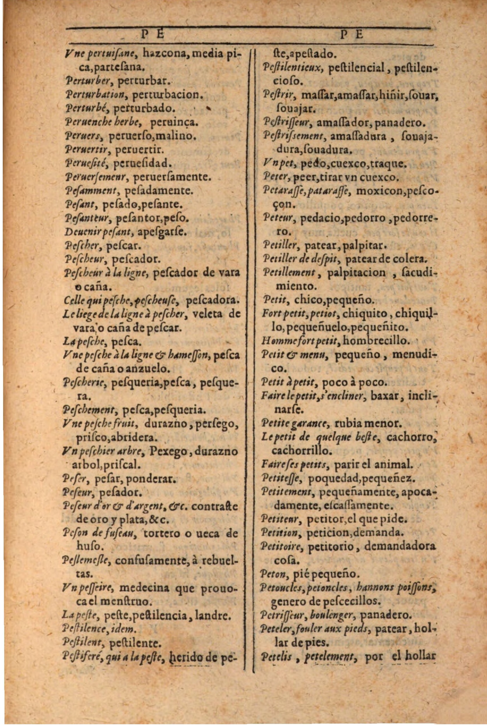 1607 - Marc Orry - Trésor des deux langues espagnole et française (Seconde partie) - BSB Munich