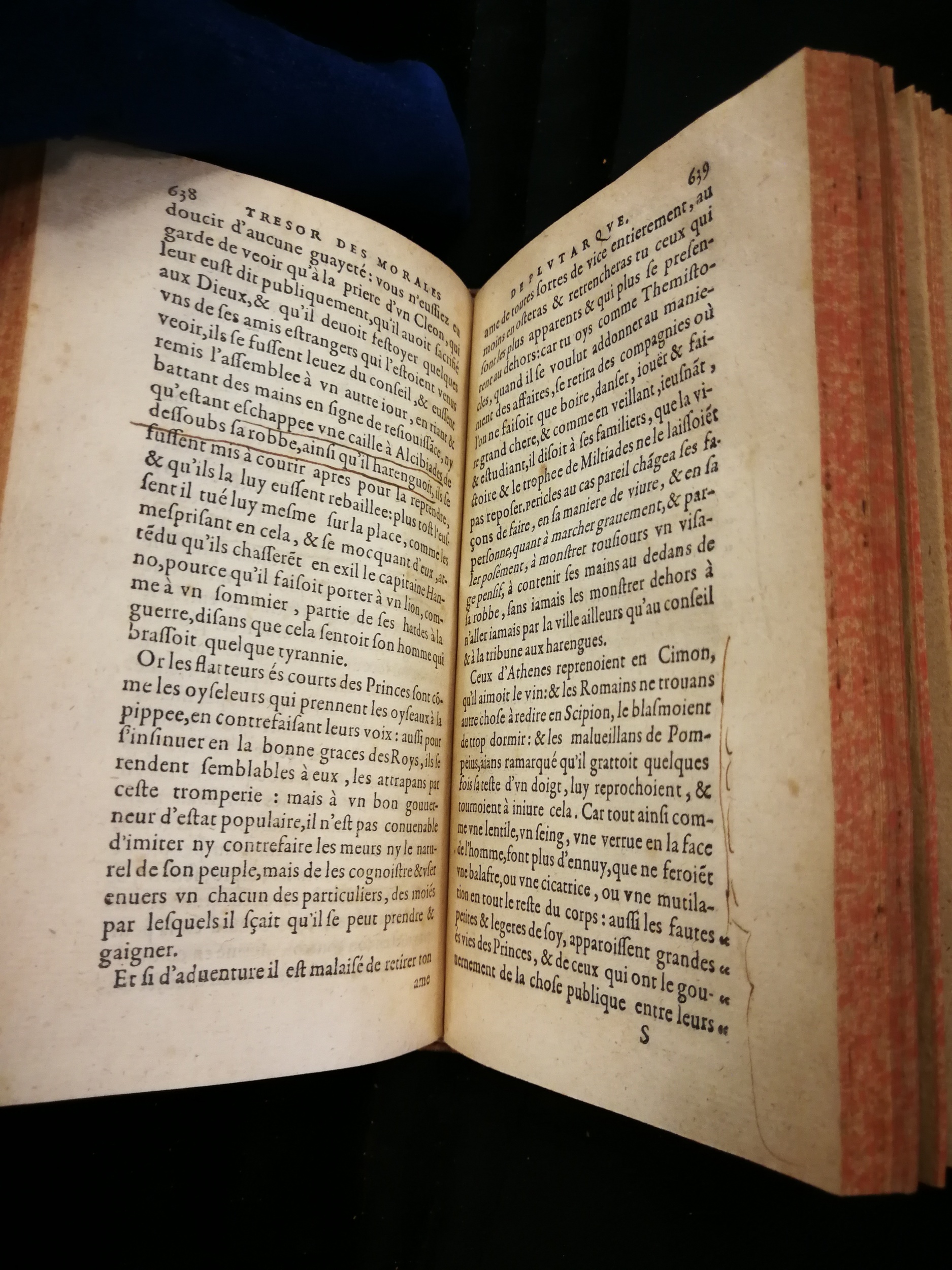 1577 - Jean Poupy - Trésor des morales de Plutarque - Les Méjanes, Aix-en-Provence