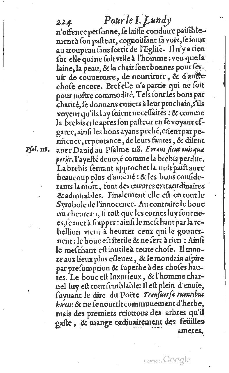1607 - Nicolas Du Fossé - Trésor quadragésimal - T 01 - BM Lyon