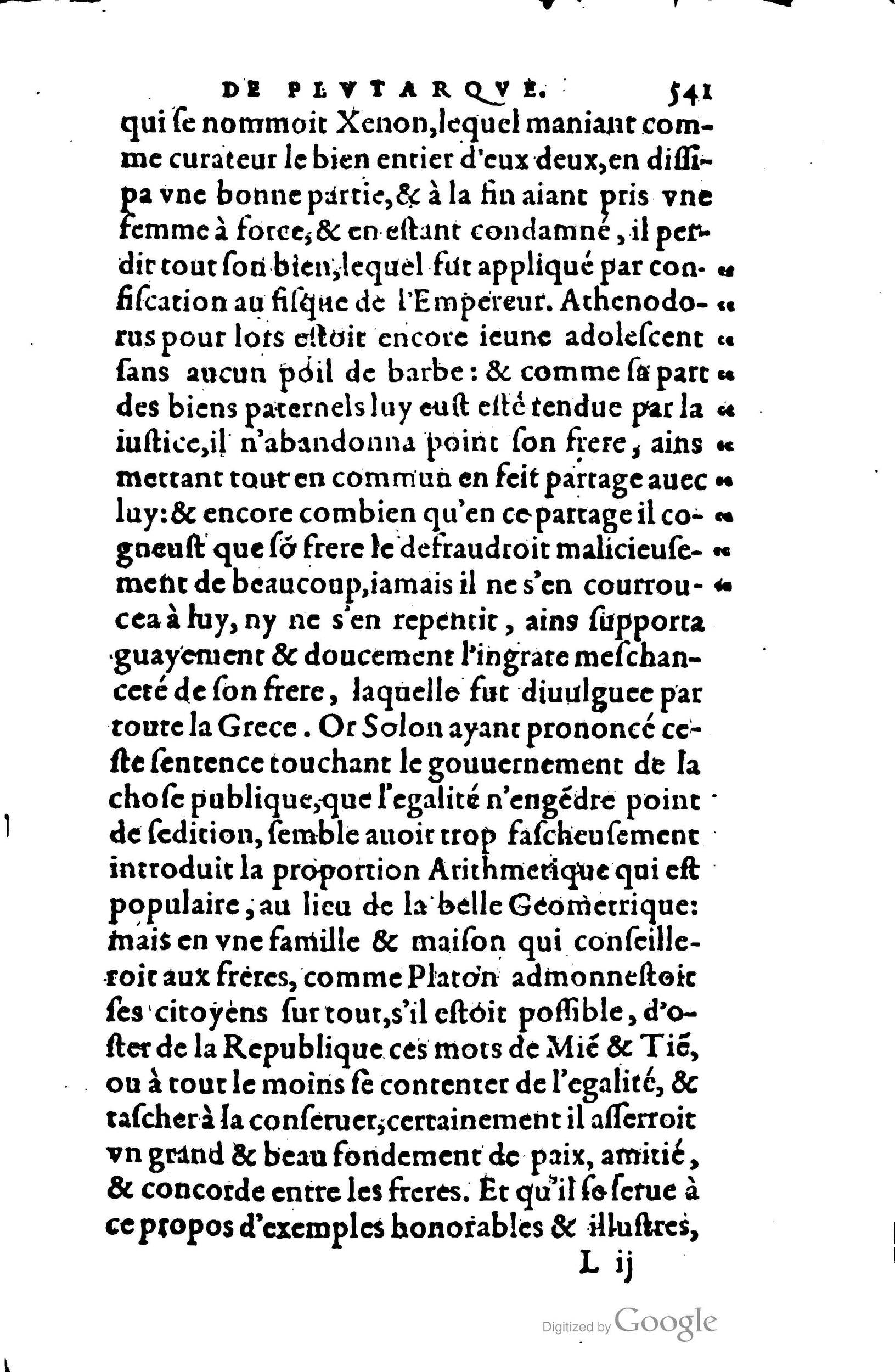 1578 - Jean Poupy - Trésor des morales de Plutarque - BSB Munich