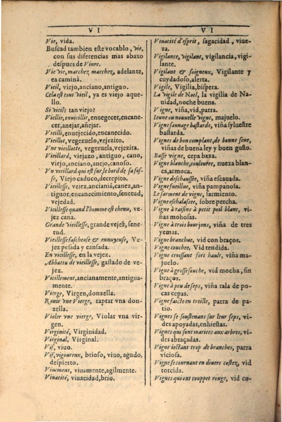 1607 - Marc Orry - Trésor des deux langues espagnole et française (Première et Seconde parties) - ÖNB Wien