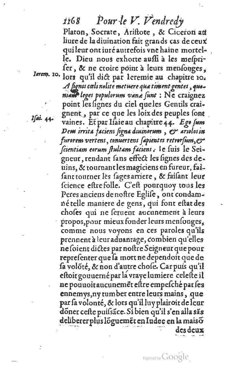 1607 - Nicolas Du Fossé - Trésor quadragésimal - T 01 - BM Lyon