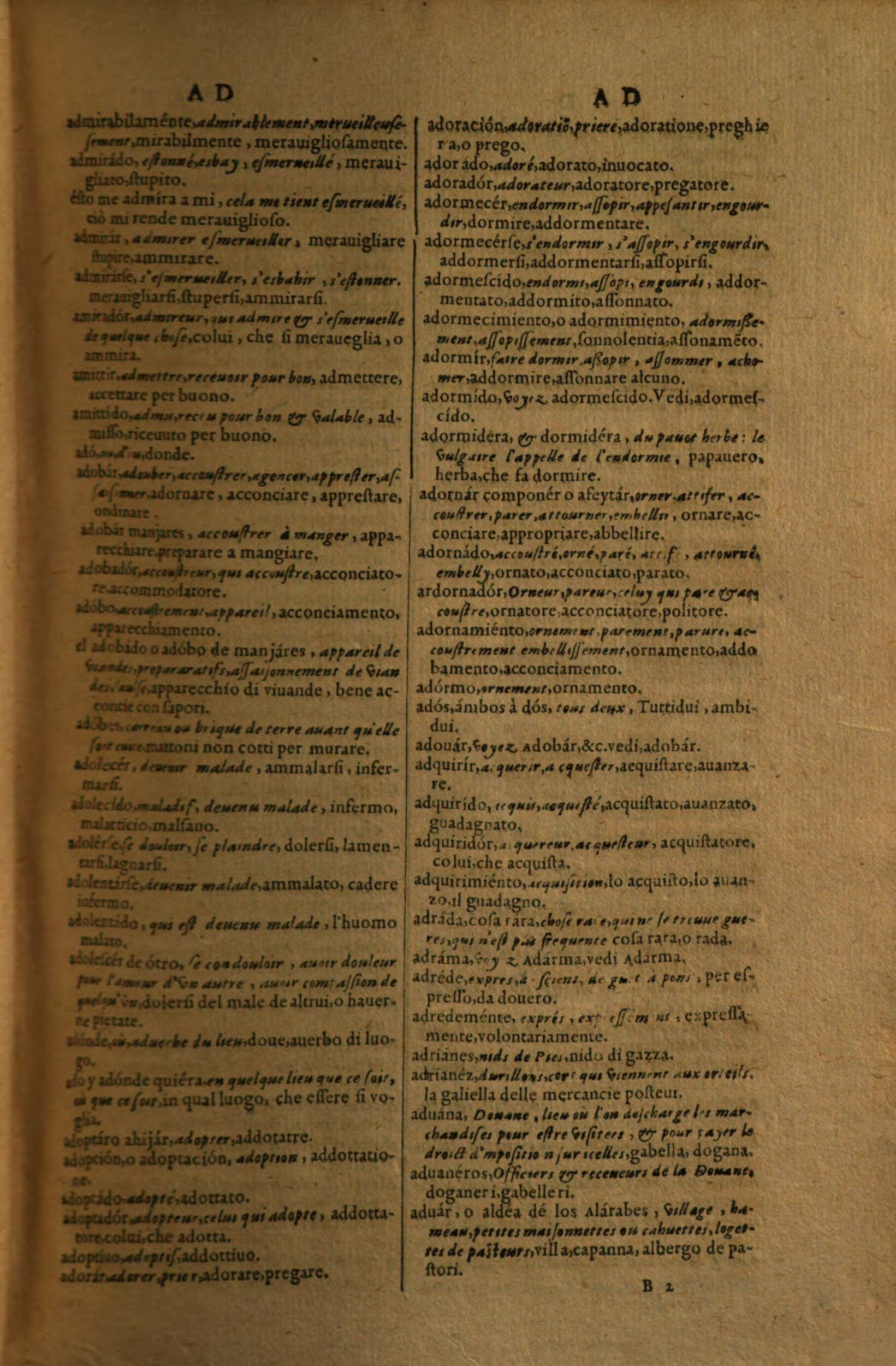 1617 - Samuel Crespin - Trésor des trois langues espagnole, française et italienne (Première partie) - Regensburg
