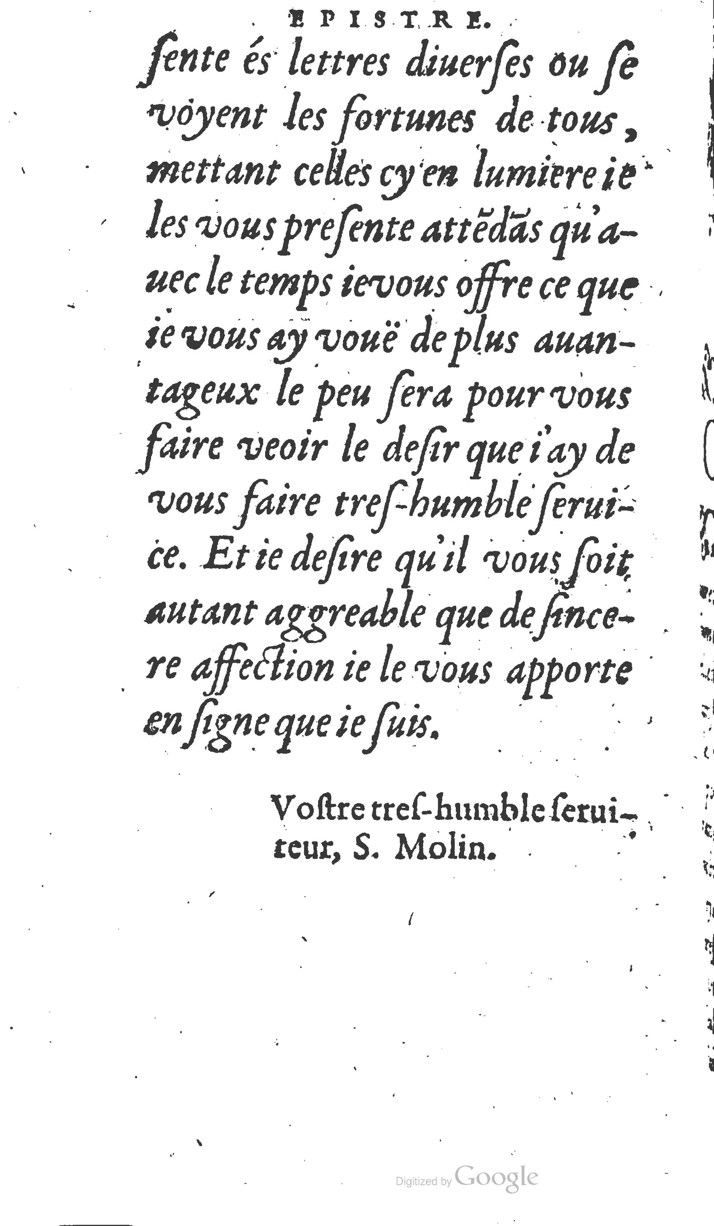 1598 - Sébastien Molin - Trésor des secrétaires - British Library