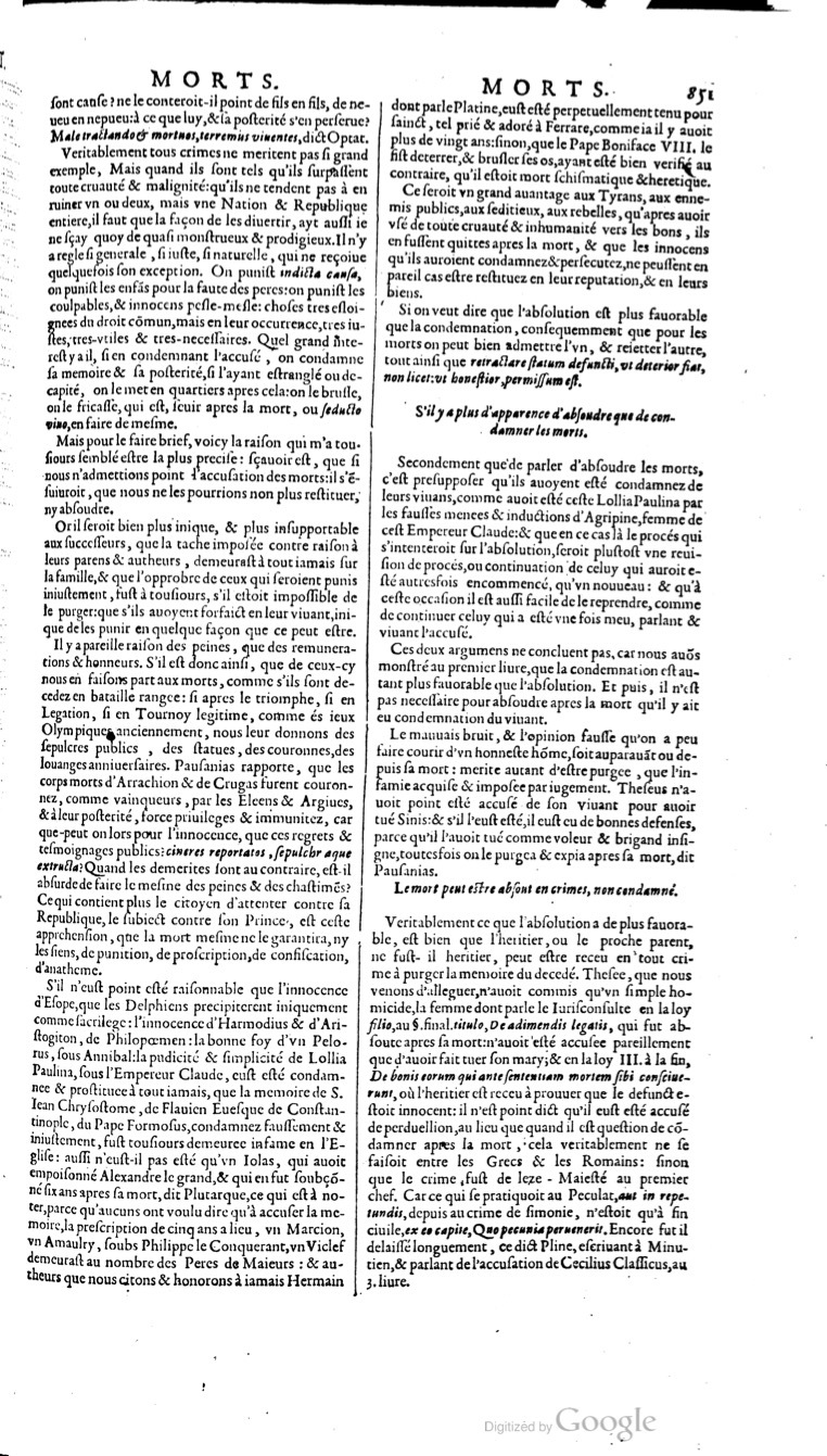 1629 - Veuve Nicolas Buon - Trésor du droit français (29620 T. 2) - BM Lyon