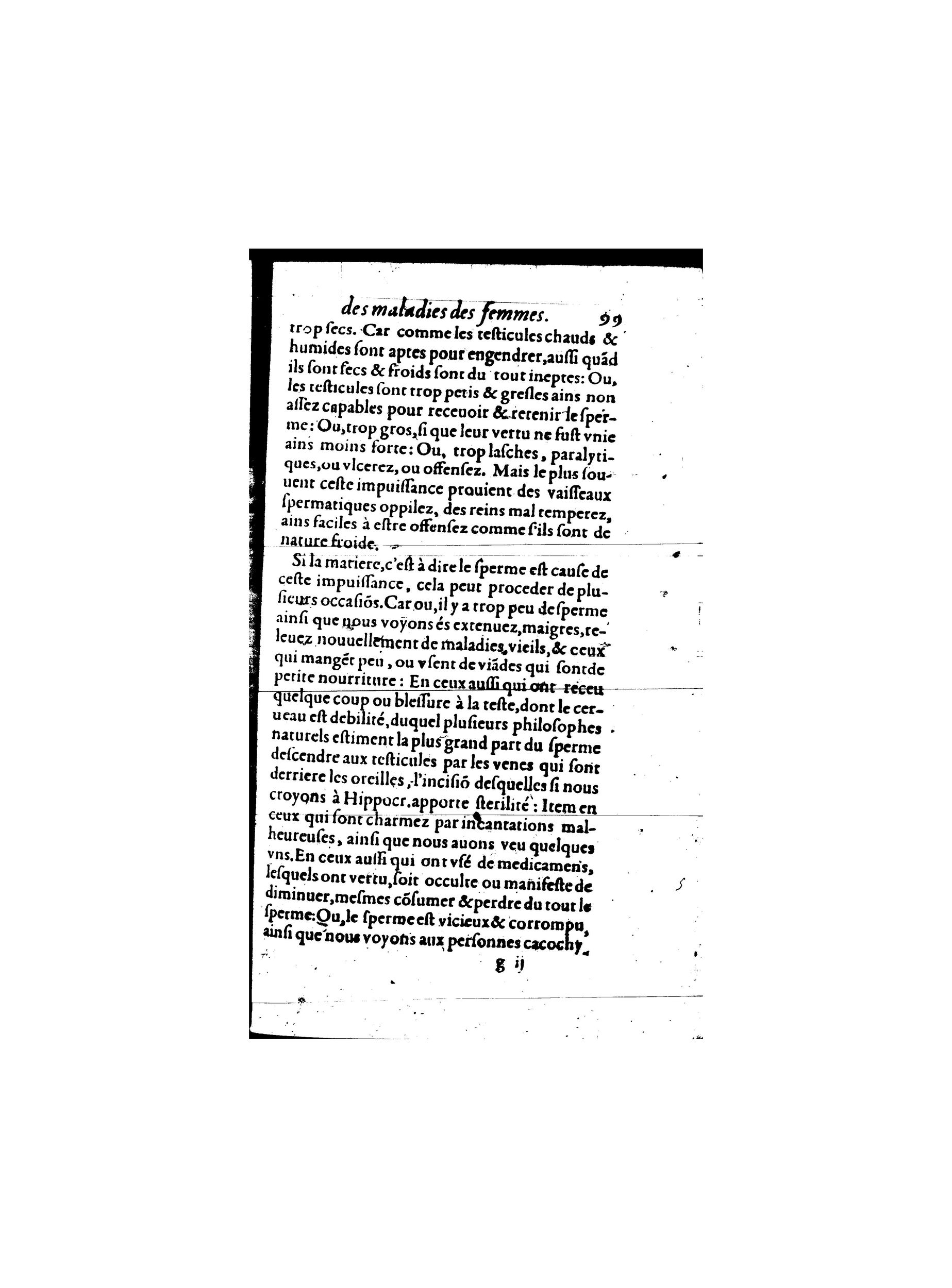 1587 - Jacques du Puis - Trésor des remèdes secrets pour les maladies des femmes - BnF