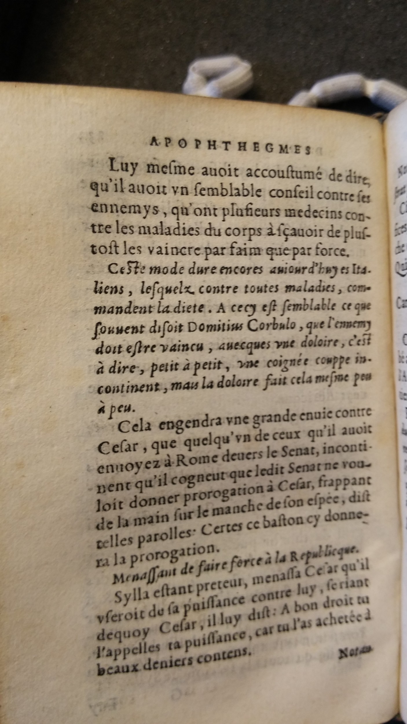 1577 - Claude Micard - Trésor des vies de Plutarque - Saint-Gallen