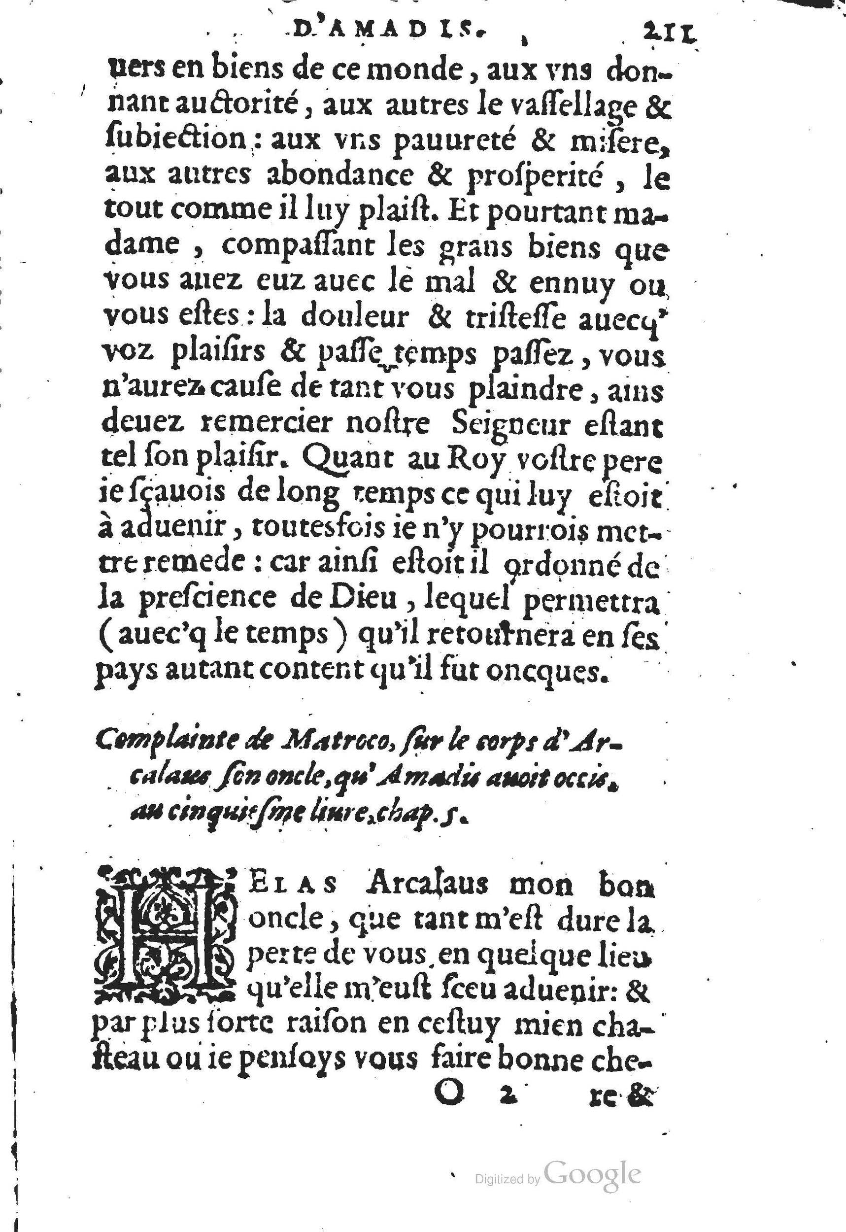 1560 - Jean d’Ogerolles et Gabriel Cotier Lyon - Trésor des Amadis - BSB Munich