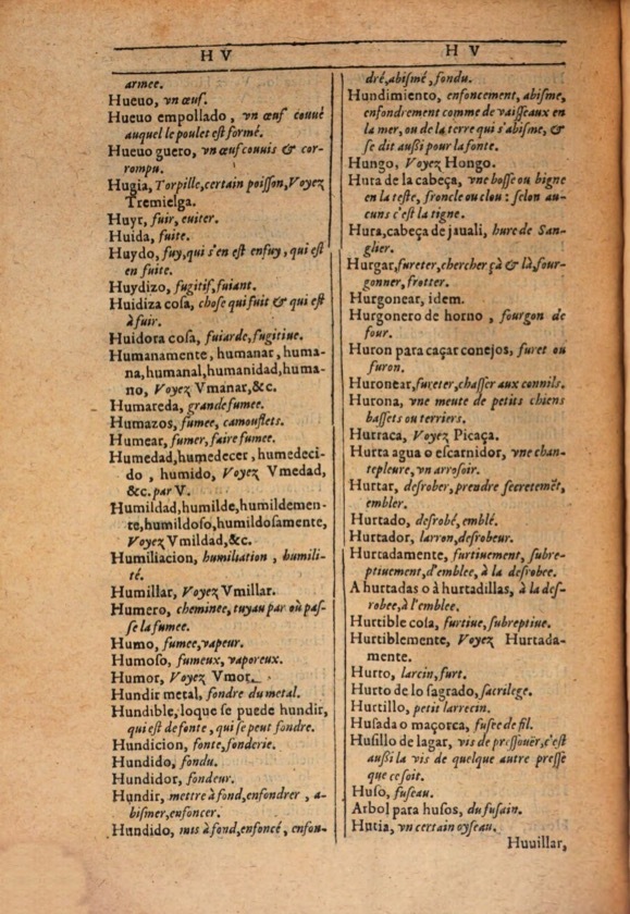 1607 - Marc Orry - Trésor des deux langues espagnole et française (Première et Seconde parties) - ÖNB Wien