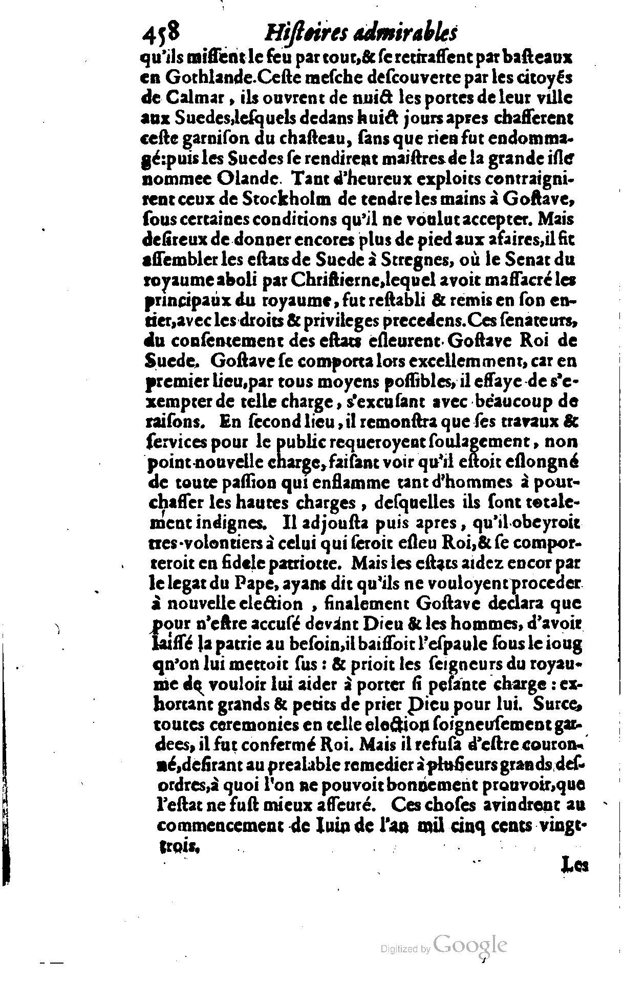 1628 - Jacques Crespin - Trésor d’histoires admirables et mémorables - BSB Munich