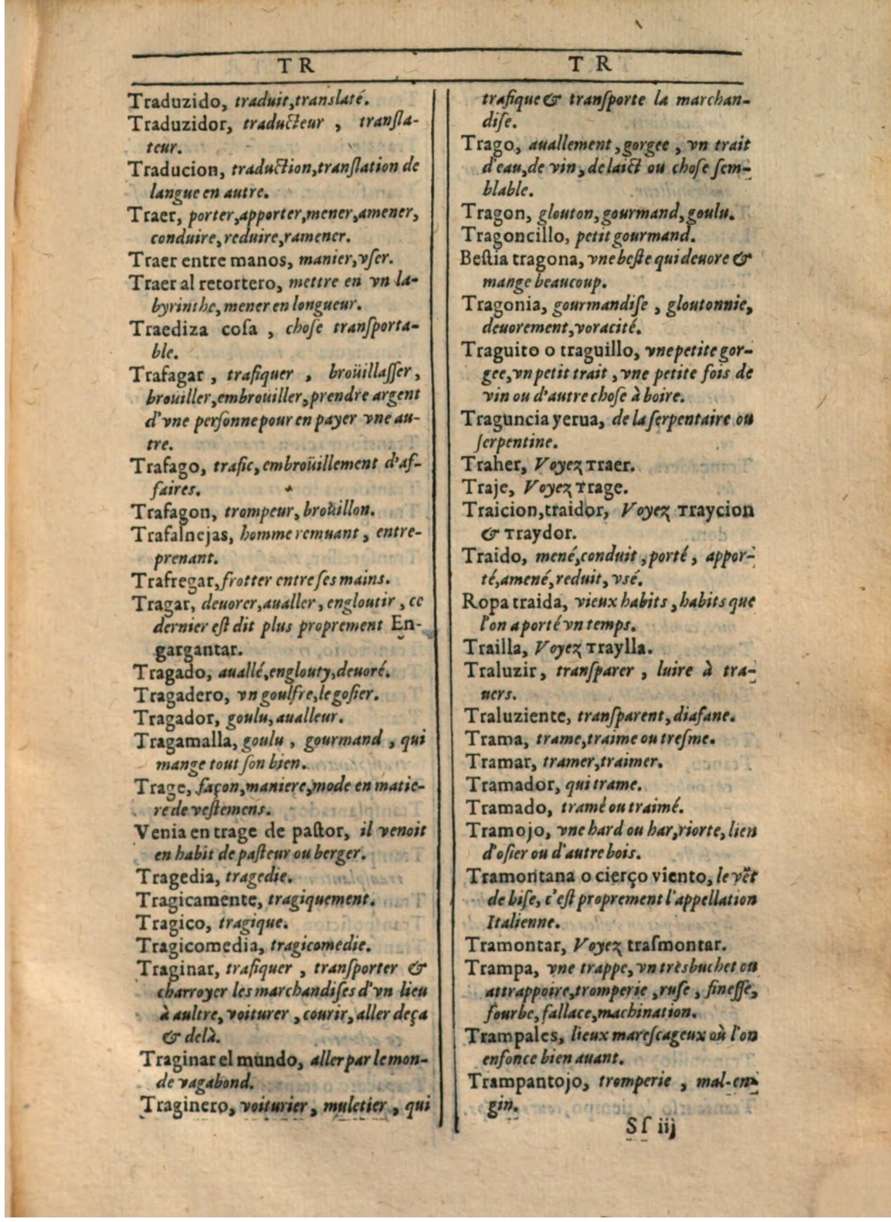 1607 - Marc Orry - Trésor des deux langues espagnole et française (Première partie) - BSB Munich 1607 - Marc Orry - Trésor des deux langues espagnole et française (Première partie) - BSB Munich