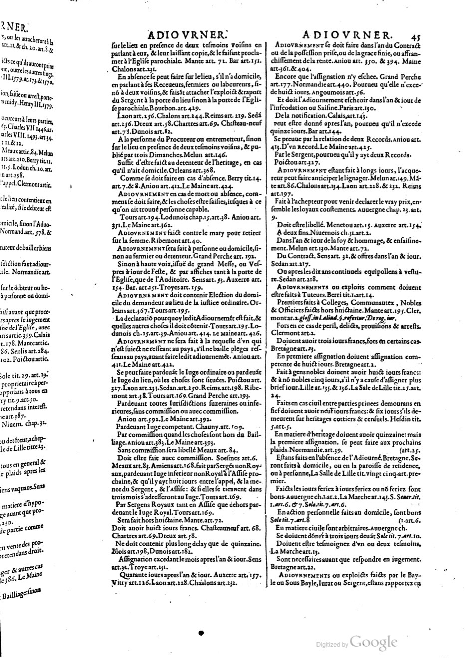 1629 - Veuve Nicolas Buon - Trésor du droit français (29620 T. 1) - BM Lyon