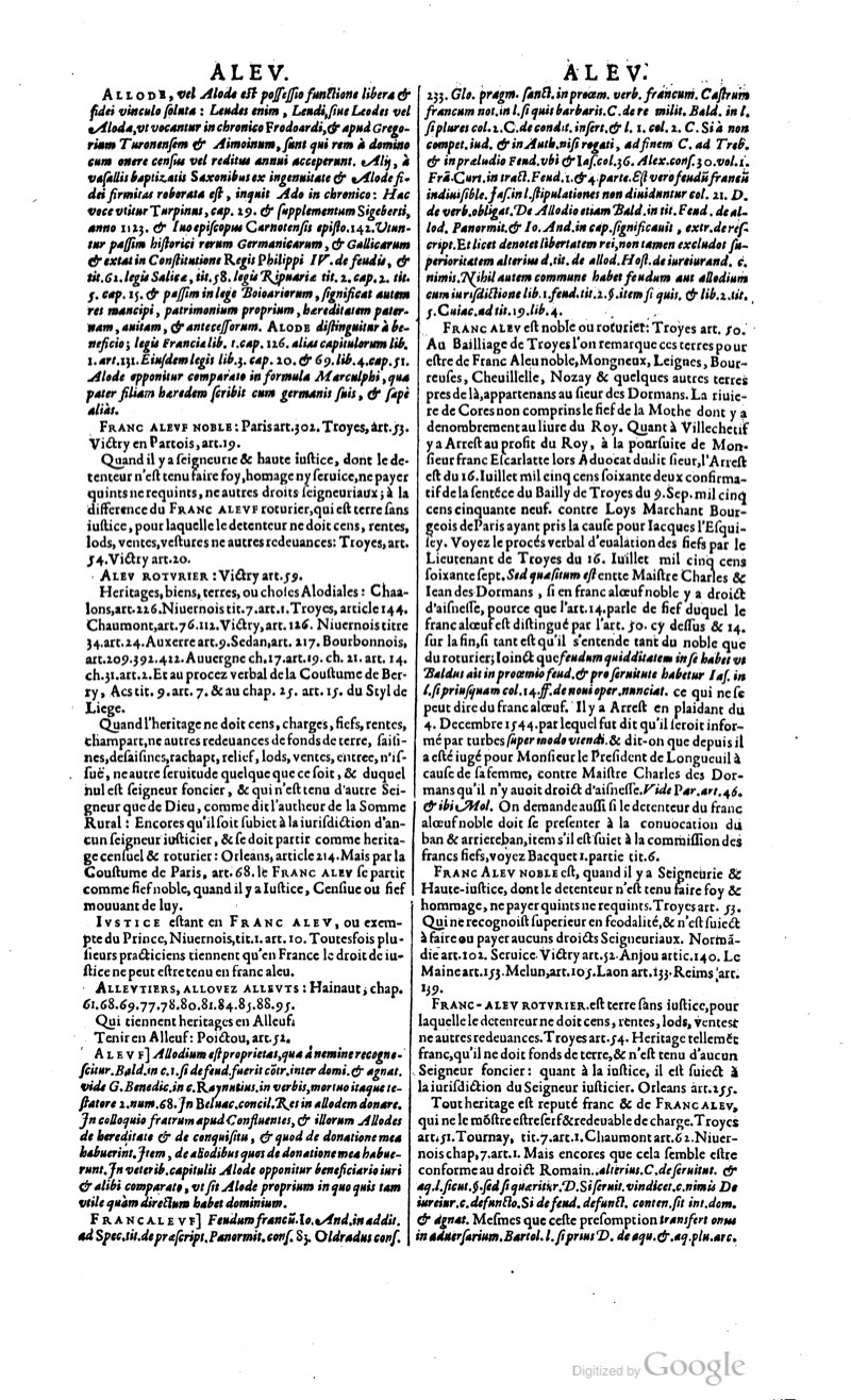 1629 - Veuve Nicolas Buon - Trésor du droit français (29620 T. 1) - BM Lyon