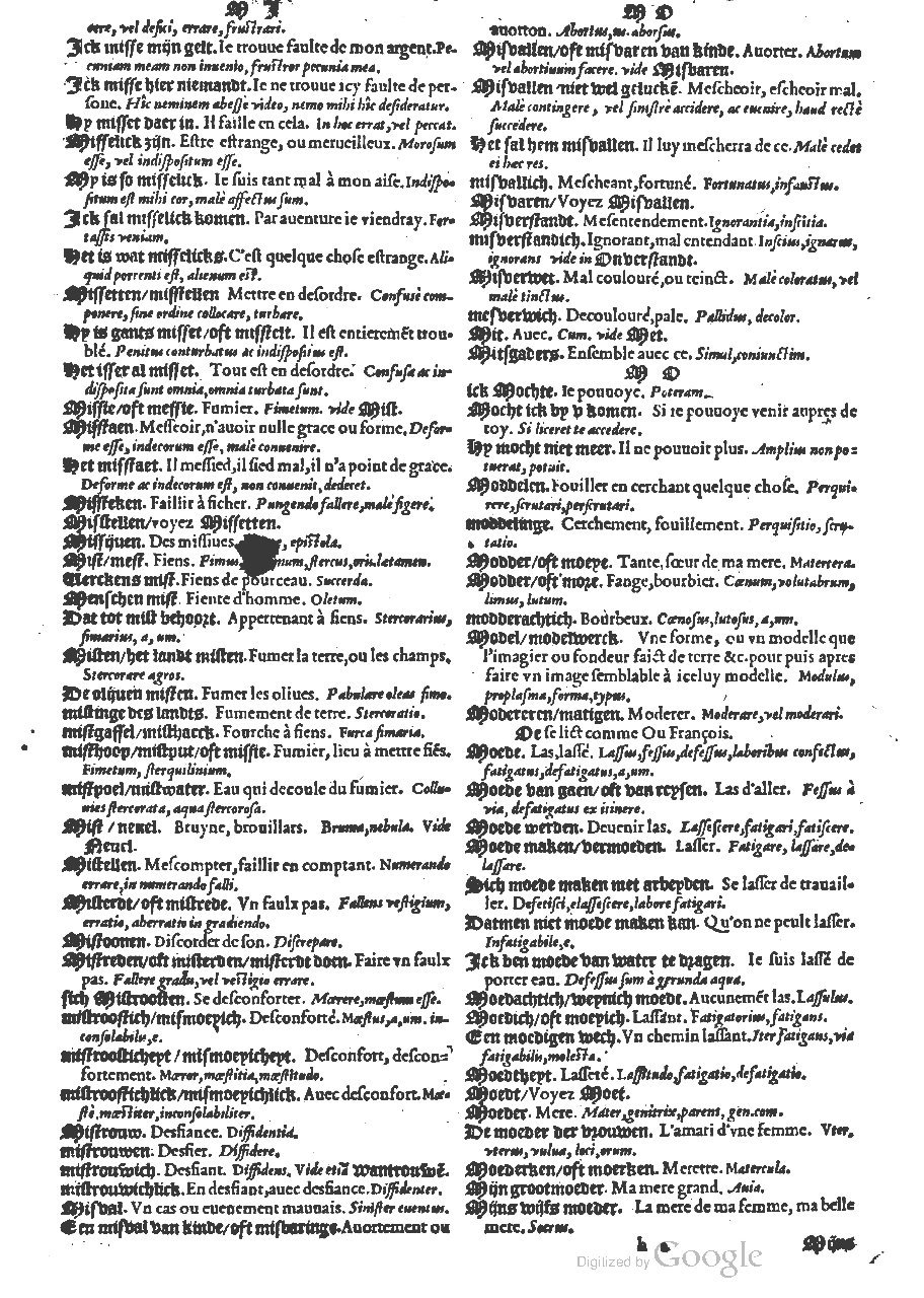 1573 - Christophe Plantin - Trésor du langage bas-allemand - BM Lyon