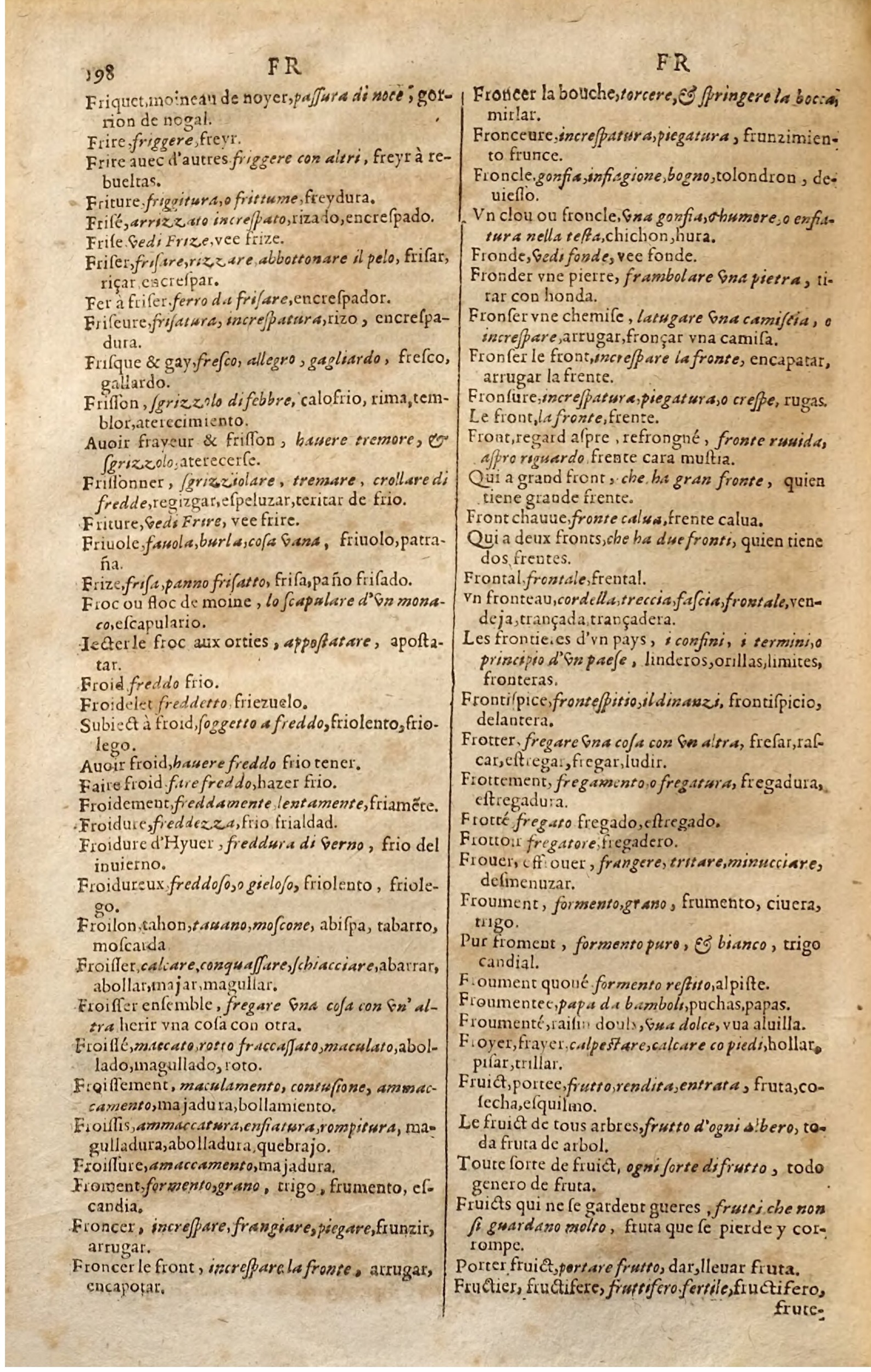1627 - Jacques Crespin - Trésor des trois langues (Seconde partie) - Regensburg