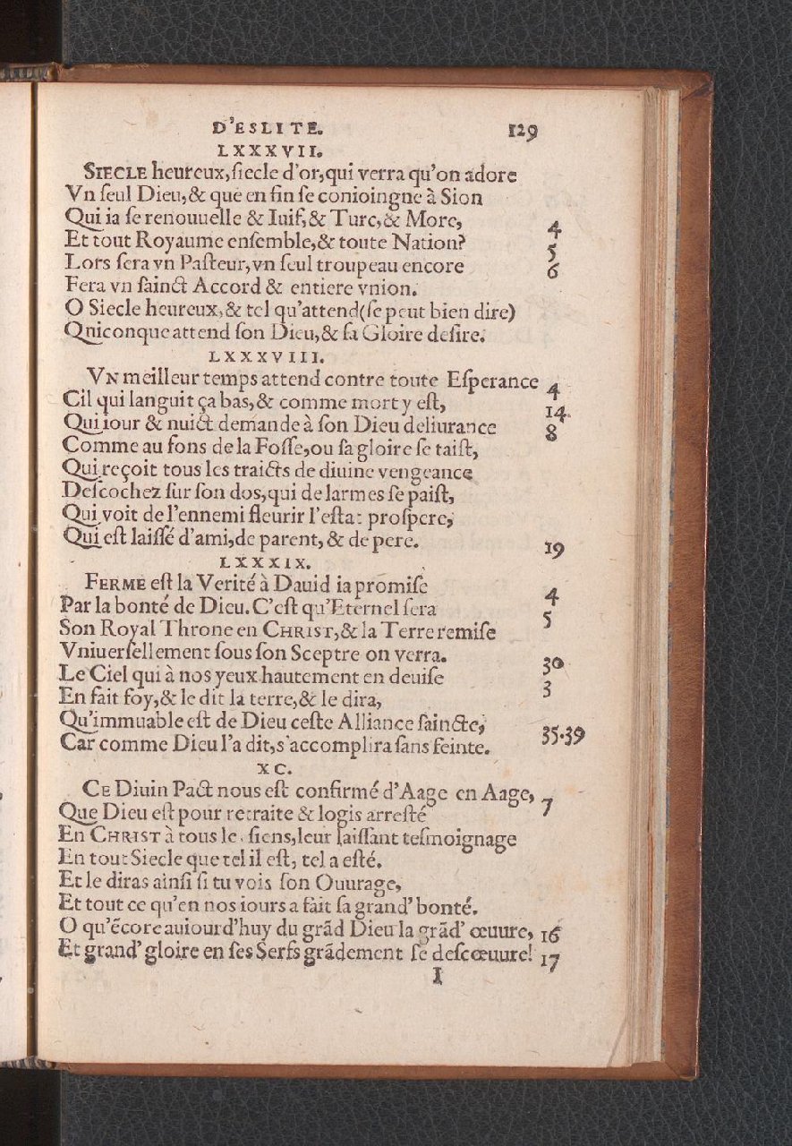 1577 - Jean de Laon - Trésor des 150 psaumes de David - Genève