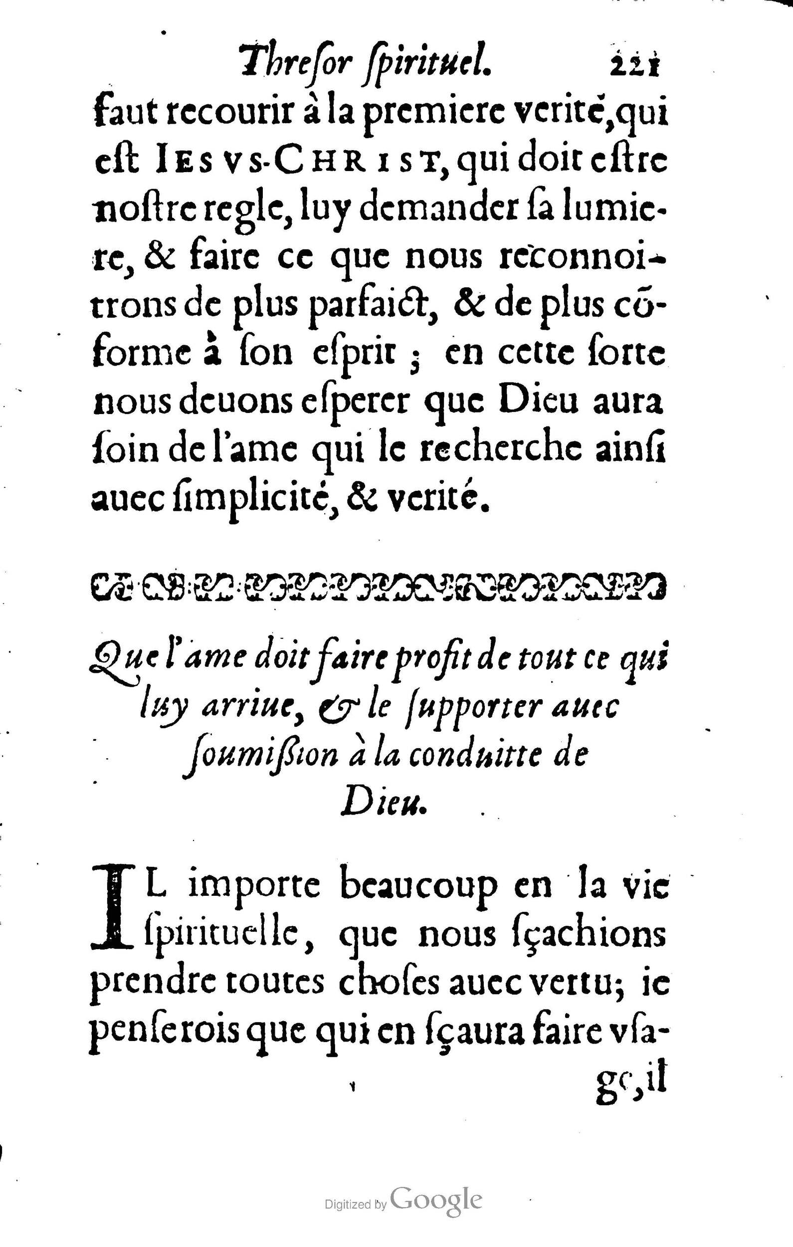 1633 - François Waudré - Trésor spirituel contenant les excellences du christianisme - BM Lyon