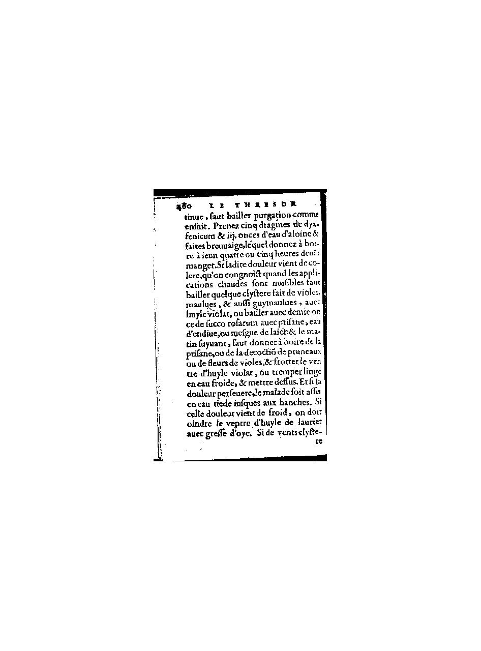 1578 - Benoît Rigaud - Trésor de médecine tant théorique que pratique - BnF
