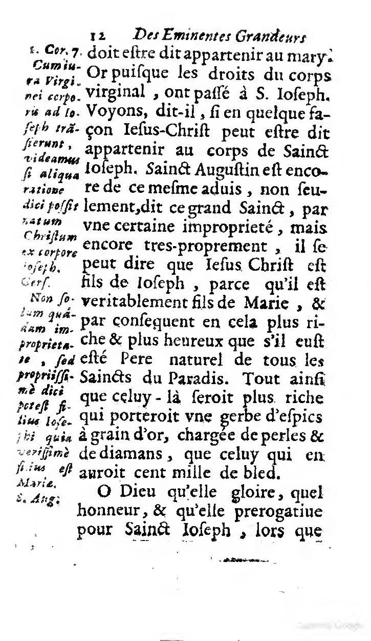 1646 - Jean Piot - Trésor inestimable de Saint-Joseph - BNC Rome