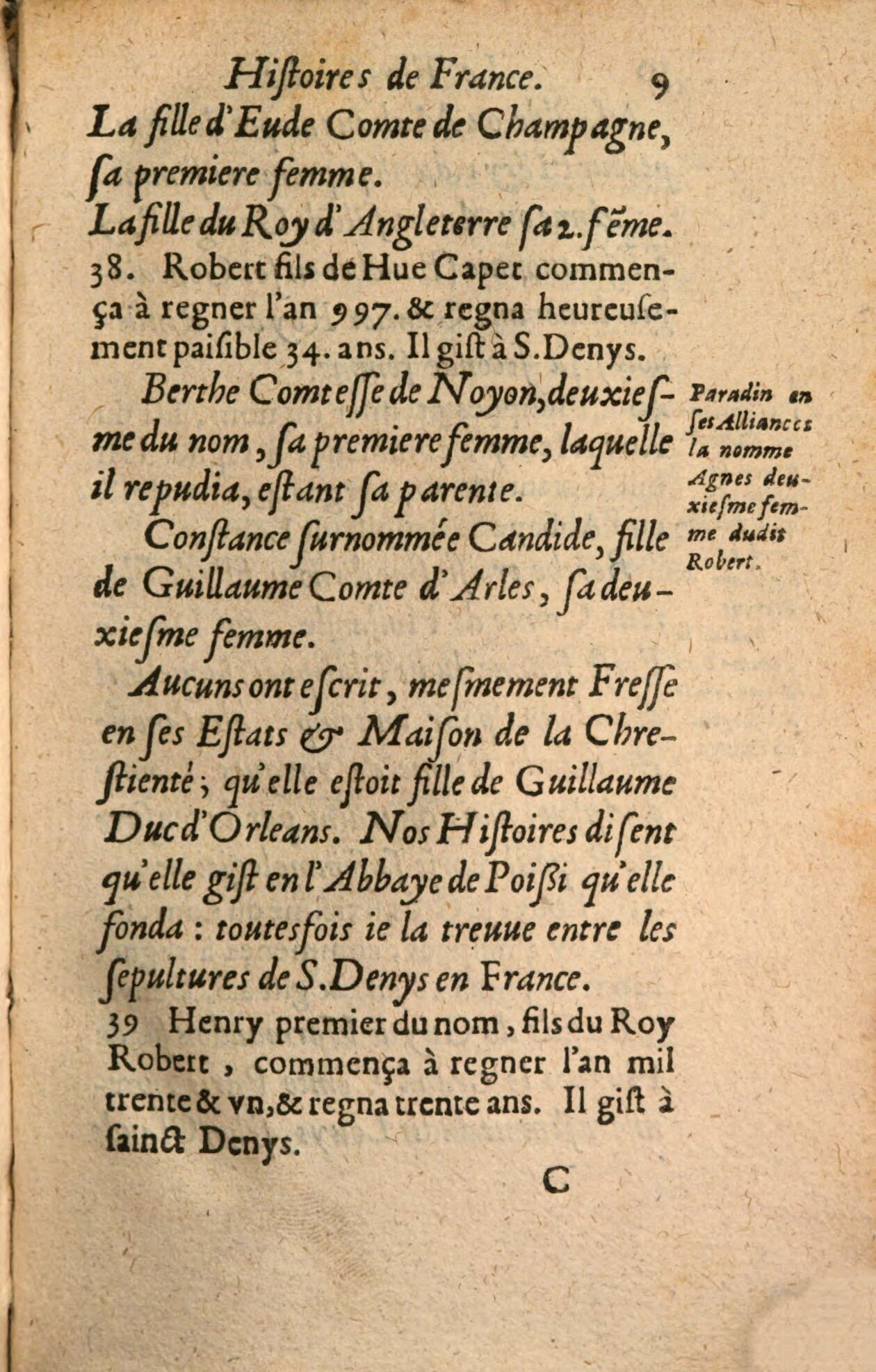 1639 - Jean Corrozet - Trésor des histoires de France - BSB Munich 1639 - Jean Corrozet - Trésor des histoires de France - BSB Munich