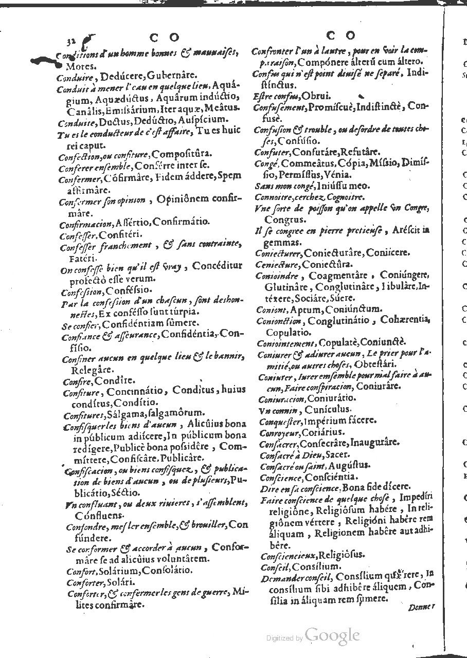 1564 - Henri Hylaire et Louis Cloquemin - Trésor des mots et traits français - BSB Munich