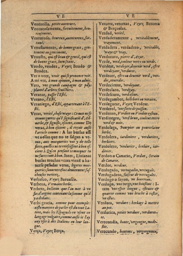 1607 - Marc Orry - Trésor des deux langues espagnole et française (Première et Seconde parties) - ÖNB Wien