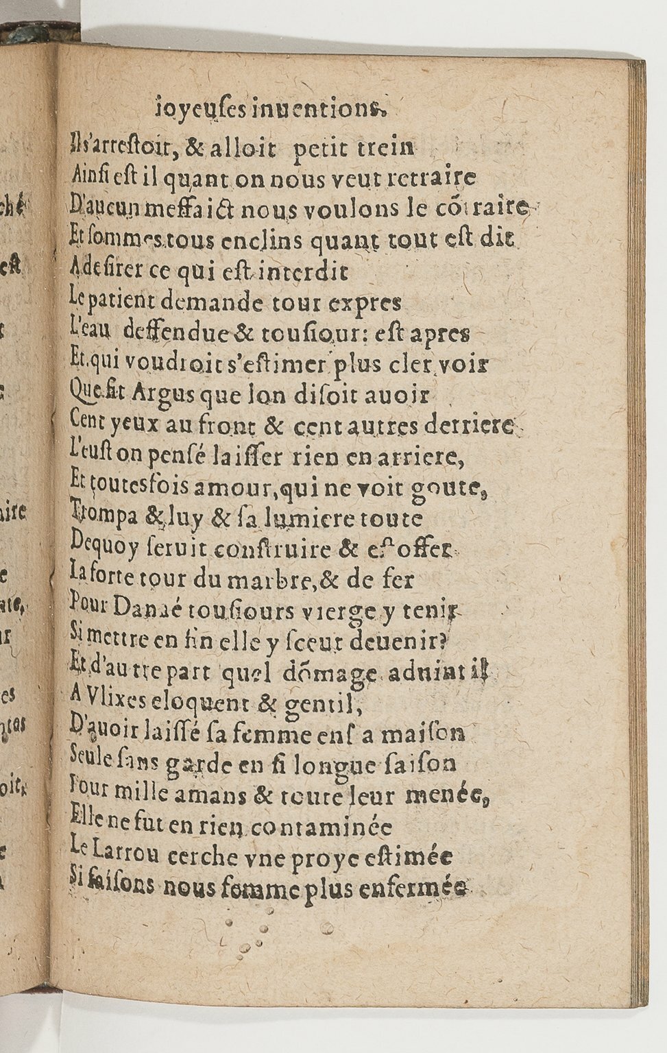 1568c. - Veuve Jean Bonfons - Trésor des joyeuses inventions du parangon de poésies - BnF Arsenal