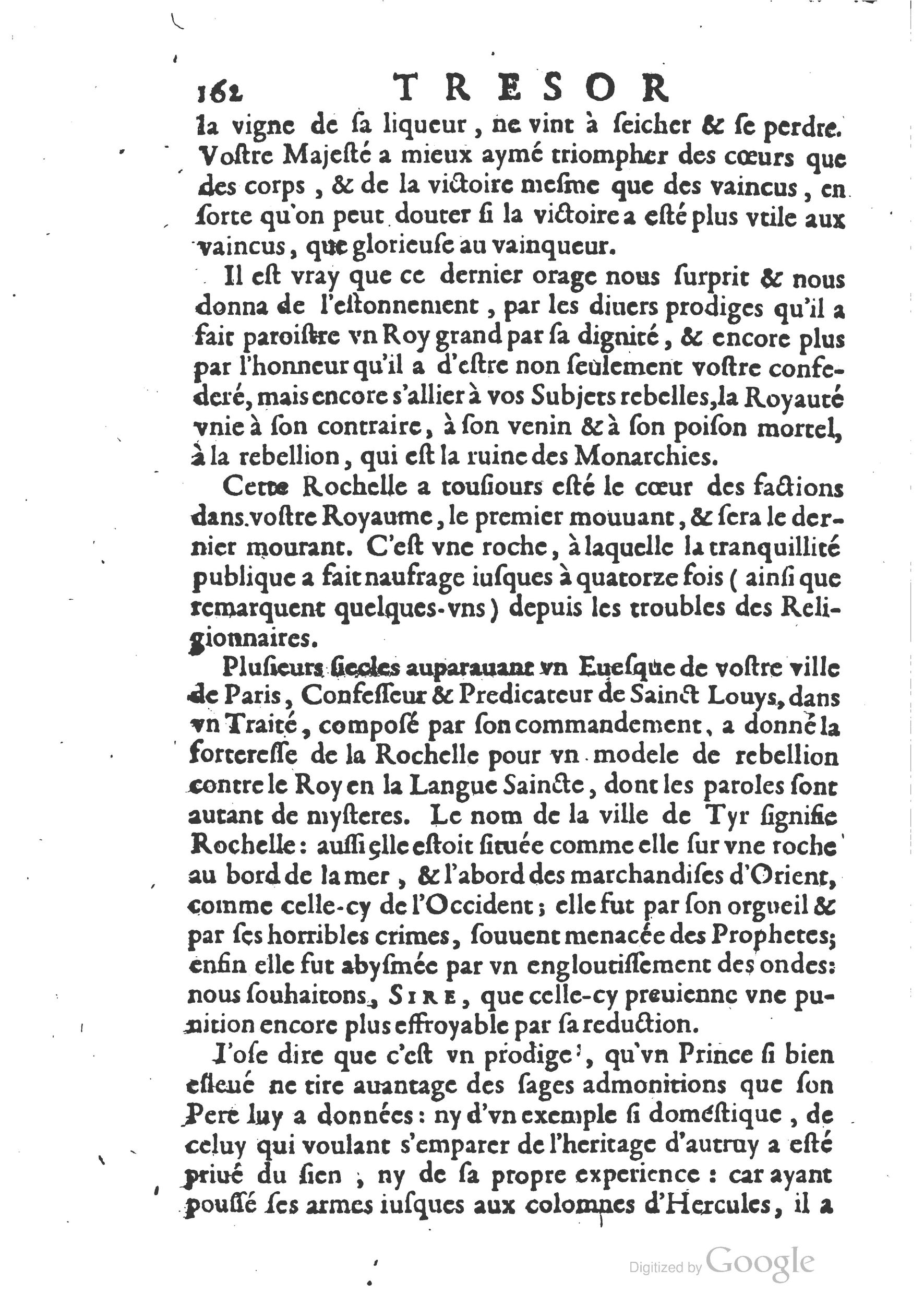 1654 - Michel Bobin - Trésor des harangues, remontrances et oraisons funèbres - BM Lyon