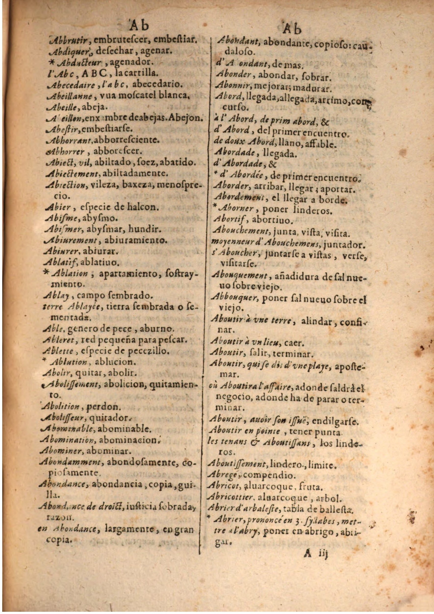 1645 - A. de Sommaville et A. Courbé - Trésor des deux langues espagnole et française (Seconde partie) - BSB Munich