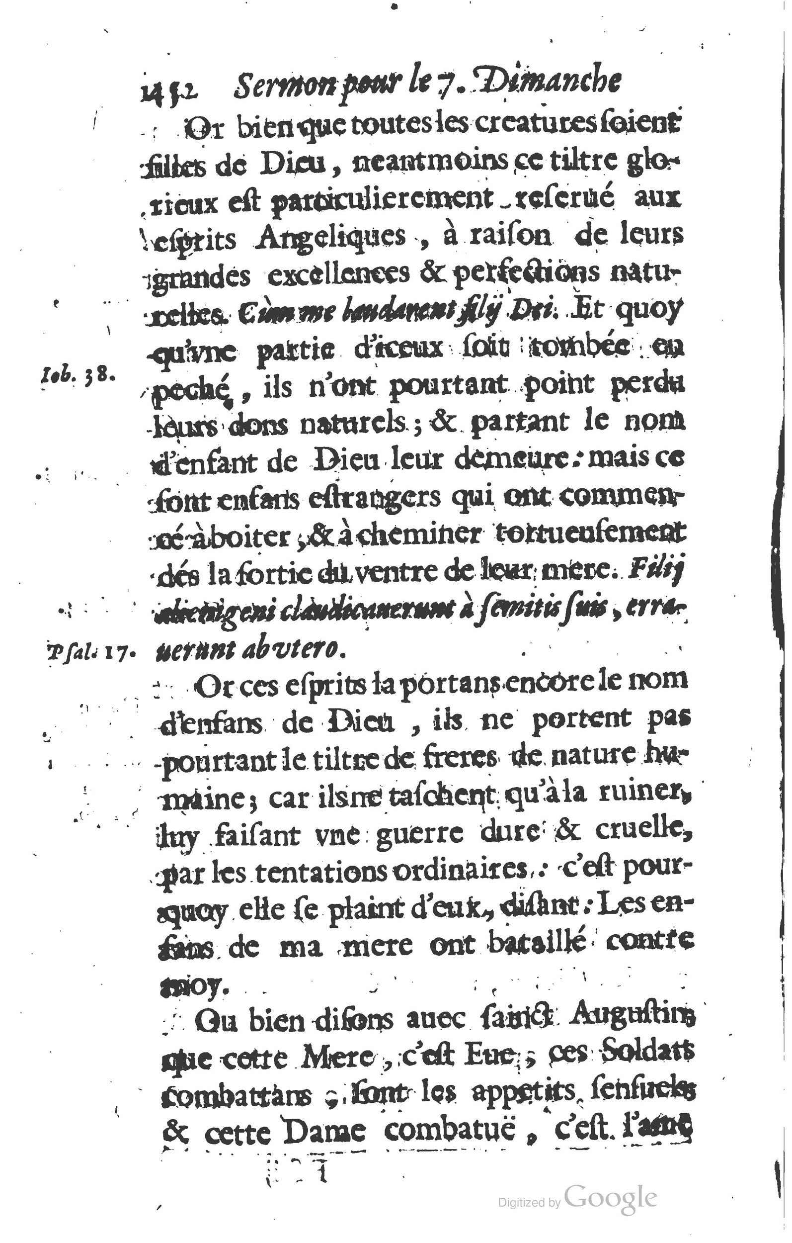 1629 - Manassés de Préaulx - Sermons ou Trésors de la piété chrétienne - BM Lyon