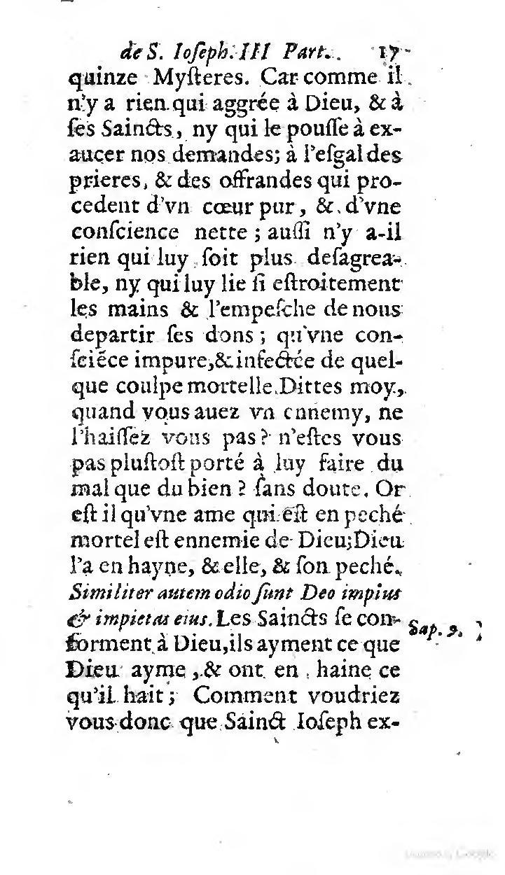 1646 - Jean Piot - Trésor inestimable de Saint-Joseph - BNC Rome