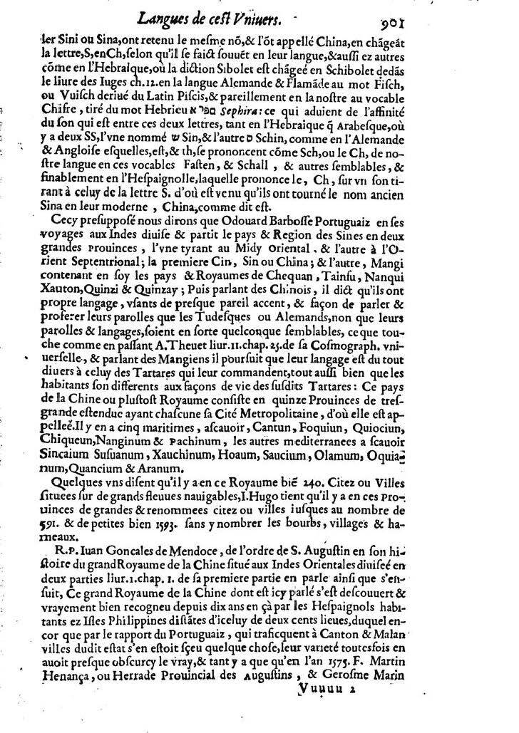 1613 - Matthieu Berjon - Trésor de l’histoire des langues de cet univers - BM Lyon
