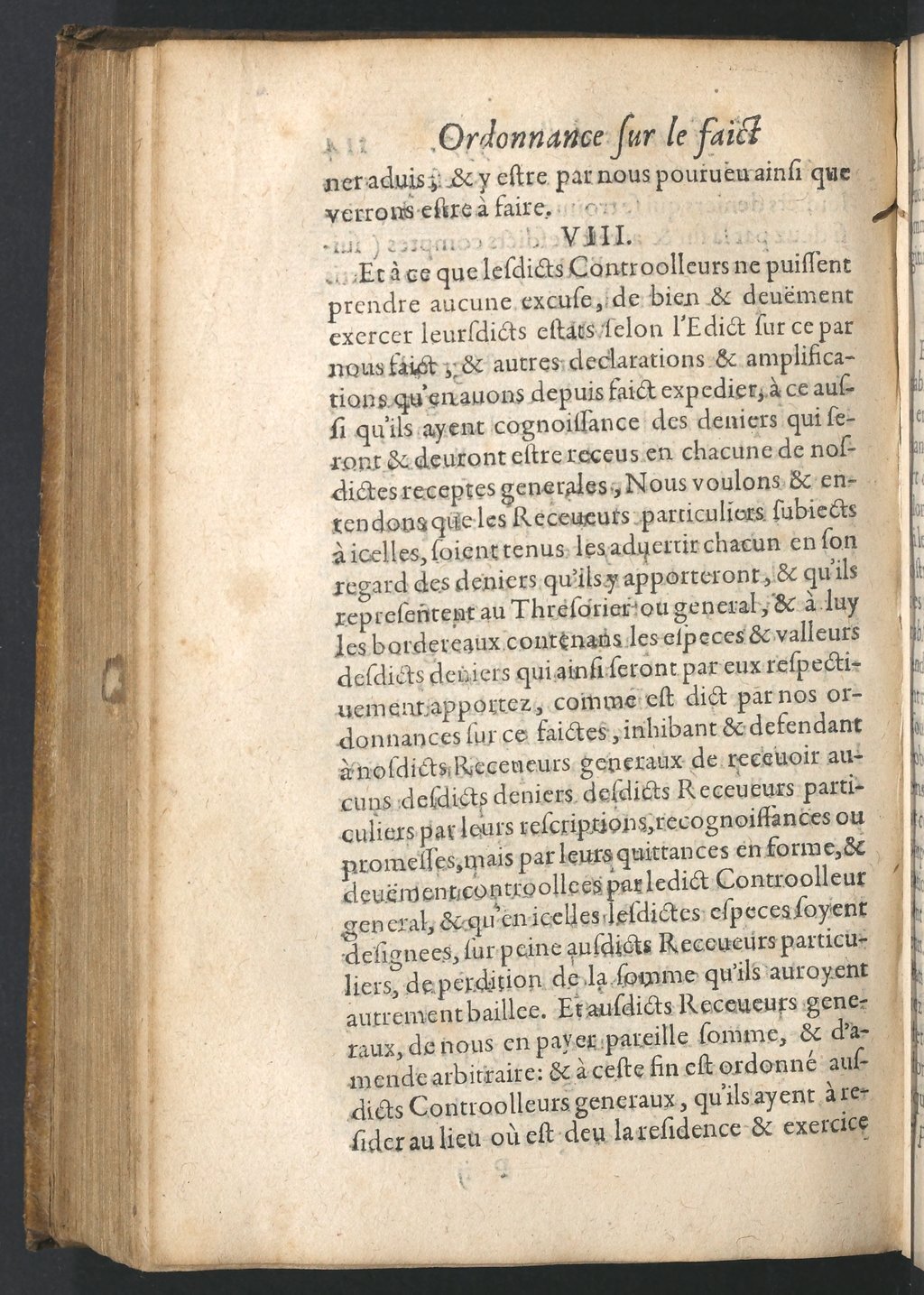 1599 - Claude de Monstr’oeil et Jean Richer - Trésor des instructions des finances - BnF