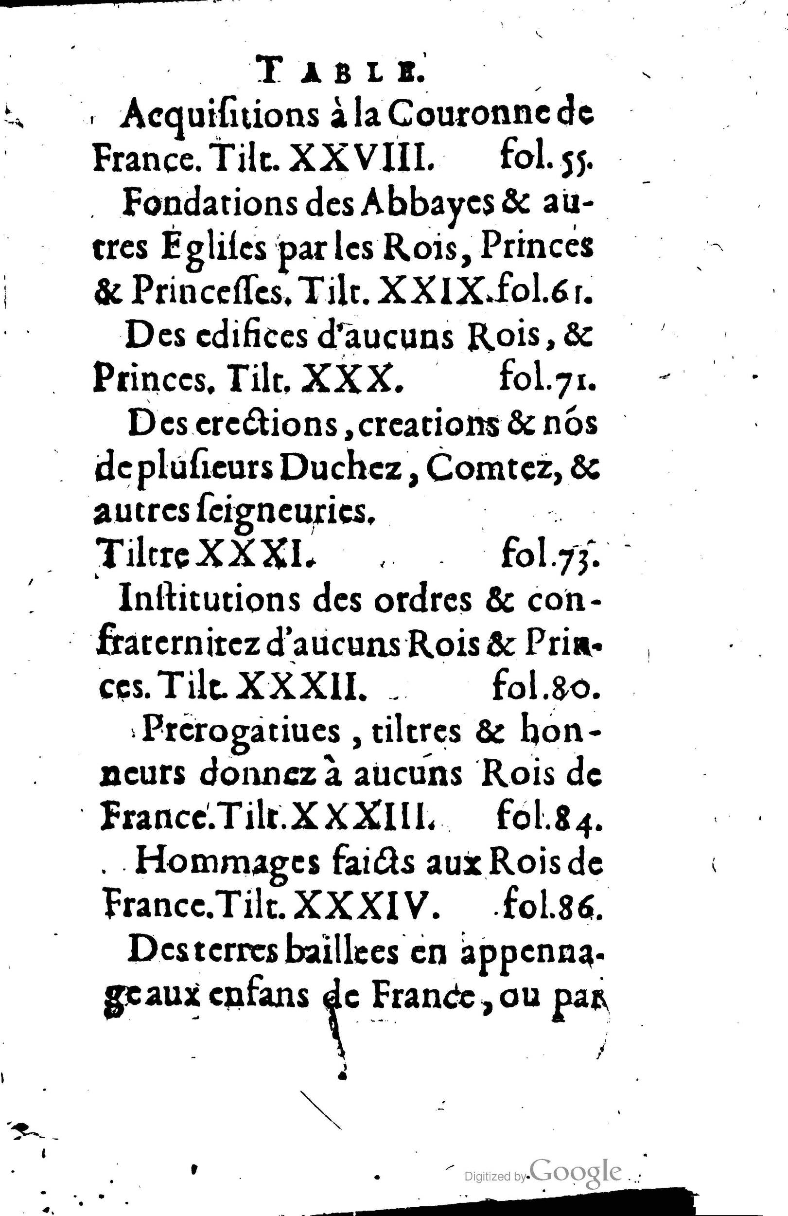 1619 - Jean Corrozet - Trésor des histoires de France - BSB Munich