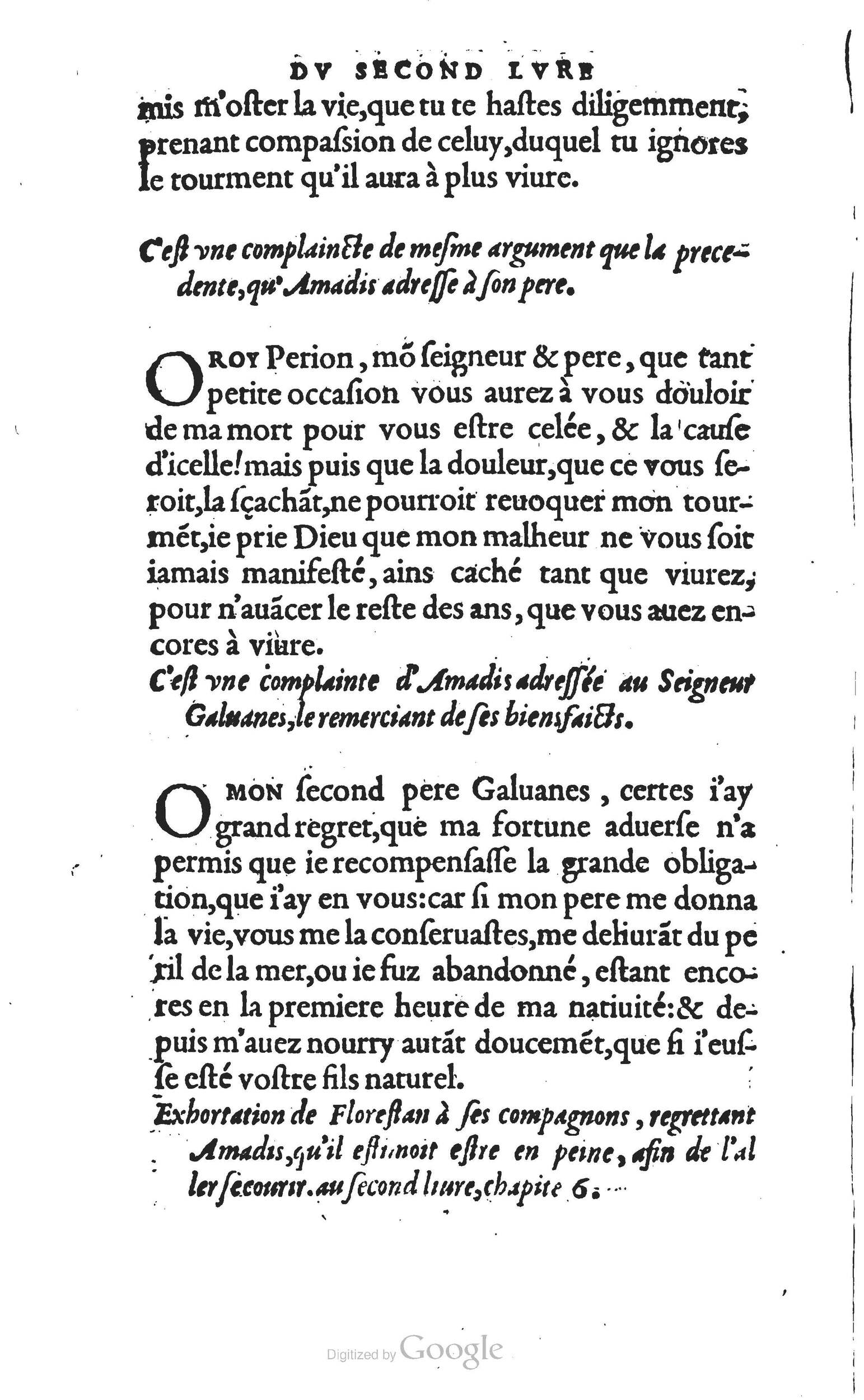 1560 - Vincent Sertenas et Gilles Robinot - Trésor des Amadis - British Library