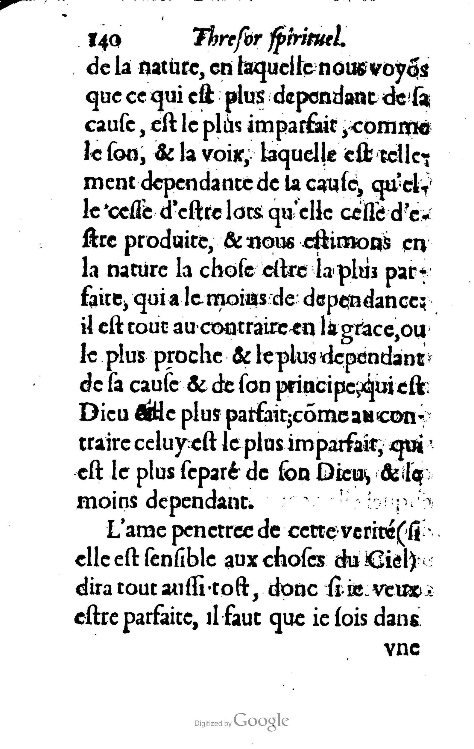 1633 - François Waudré - Trésor spirituel contenant les excellences du christianisme - BM Lyon