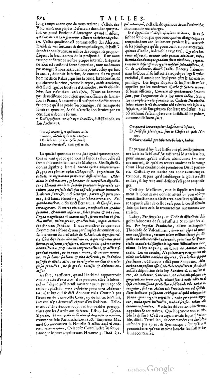 1629 - Veuve Nicolas Buon - Trésor du droit français (21754 T. 3) - BM Lyon