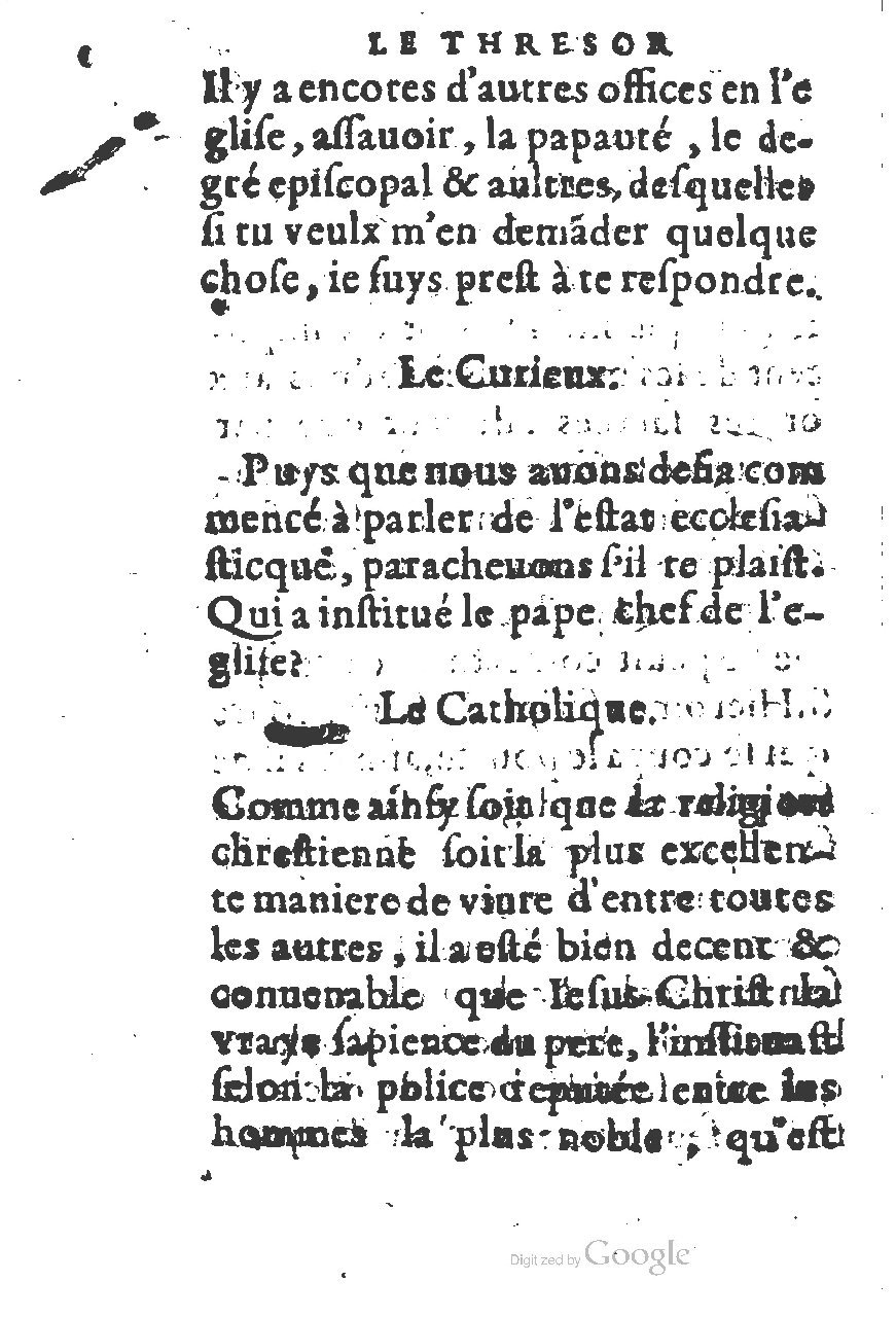 1578 - Jean de Bordeaux - Trésor de l’Église catholique - BM Lyon 1578 - Jean de Bordeaux - Trésor de l’Église catholique - BM Lyon
