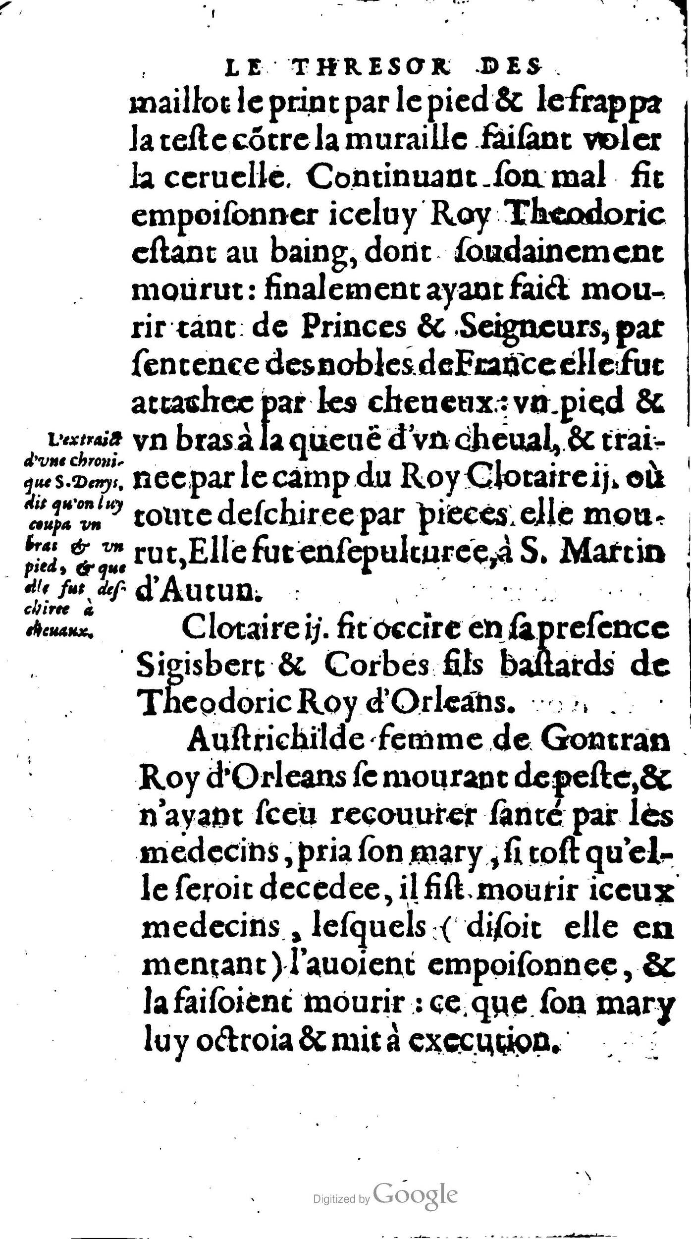 1604 - Galiot Corrozet - Trésor des histoires de France - BNC Florence