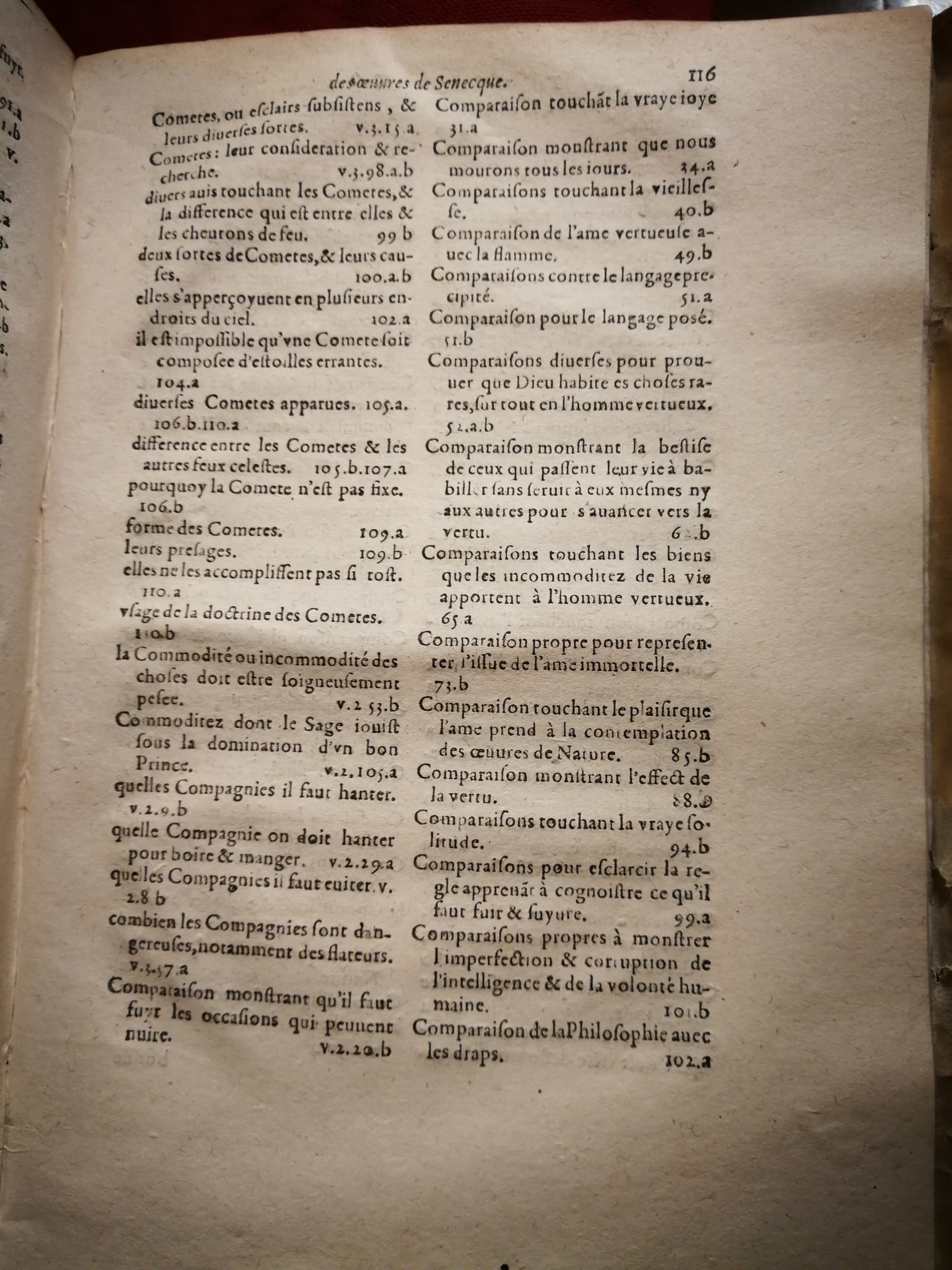 1595 - Jean Houzé - Œuvres morales et mêlées de Sénèque, Trésor de philosophie morale - T. 3 - BnF
