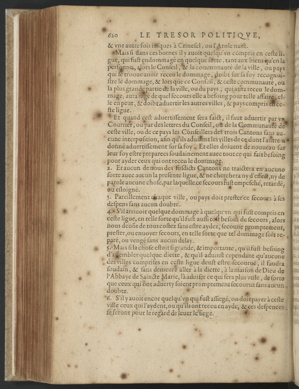 1608 - Nicolas Du Fossé - Trésor politique - BnF Tolbiac