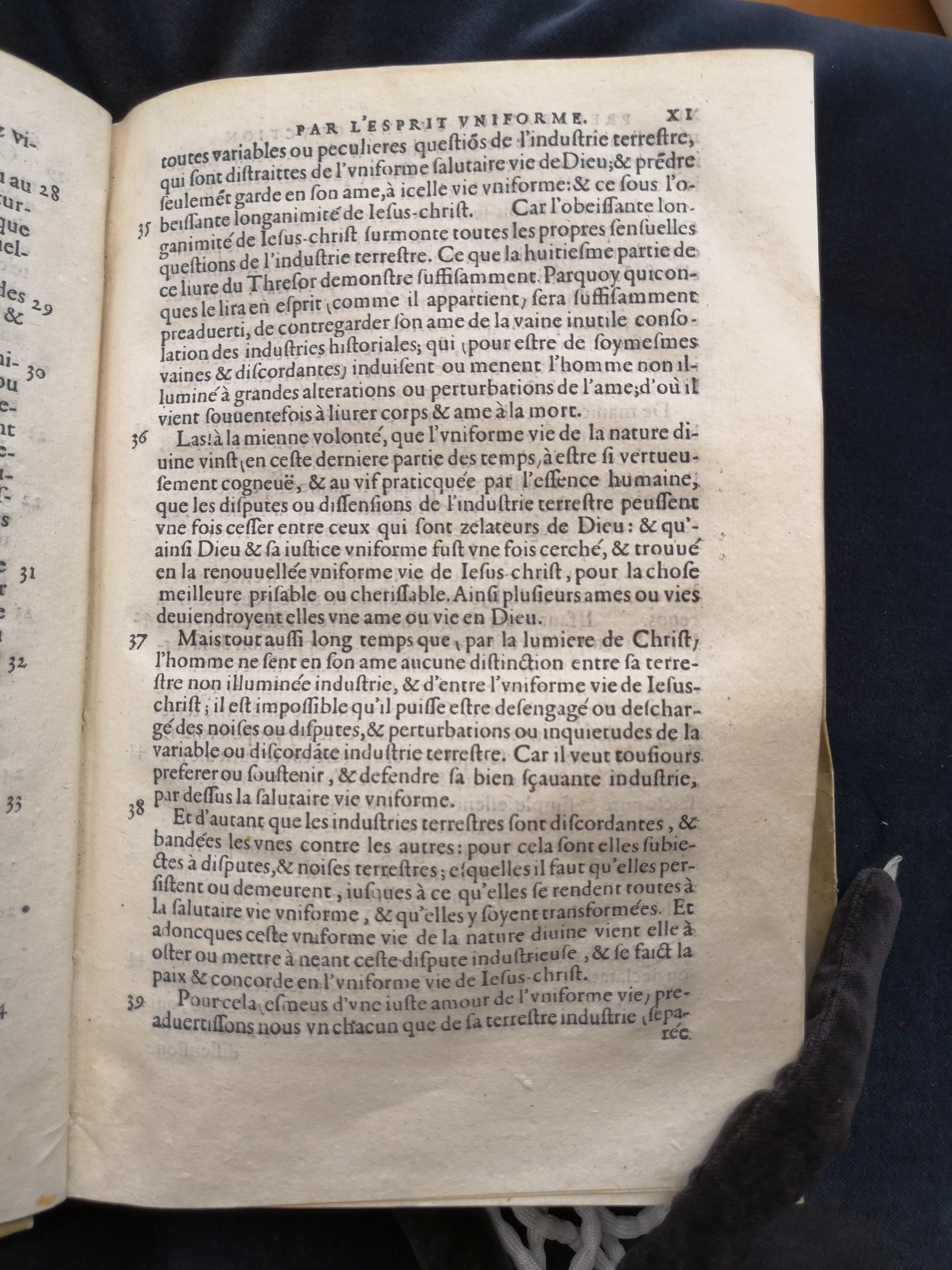 1581c. - Christophe Plantin - Le Livre des témoignages du Trésor caché au champ - Anvers Musée Plantin-Moretus