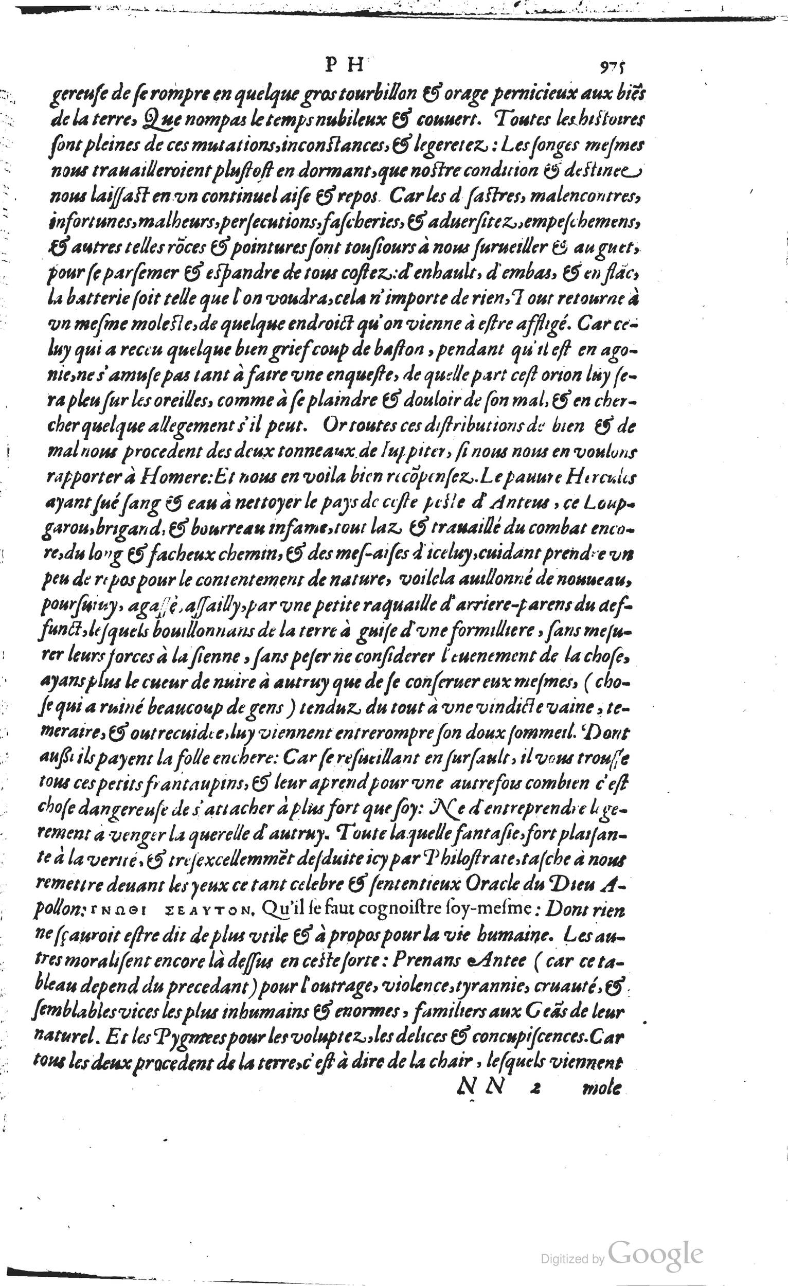 1585 - Barthélemy Honorat - Bibliothèques françaises - BSB Munich