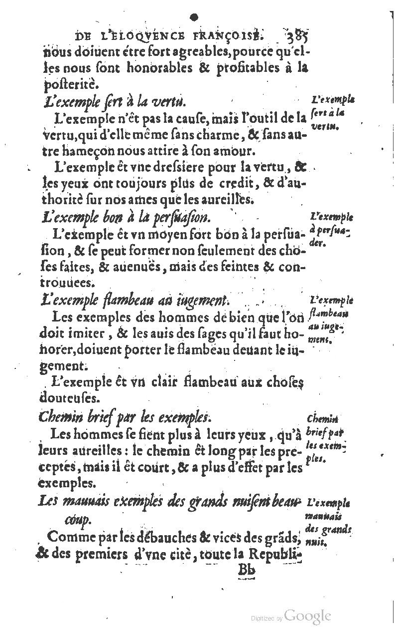 1610 - Louis Coste - Trésor de l’éloquence française (Seconde partie) - BM Lyon