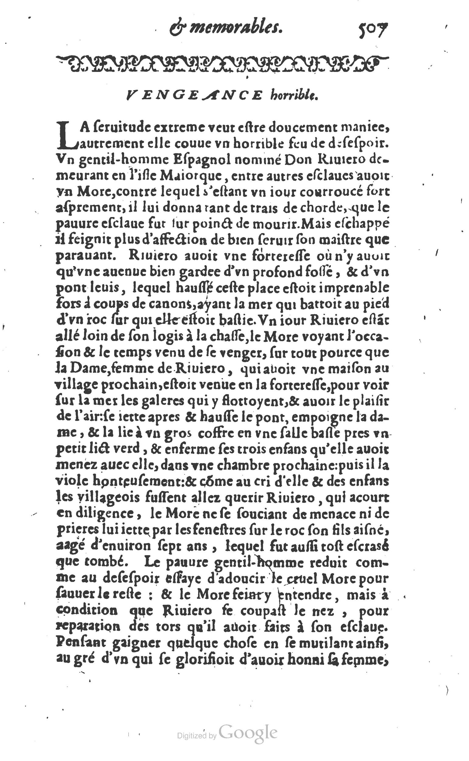 1610 - Paul Marceau - Trésor d’histoires admirables et mémorables - Princeton